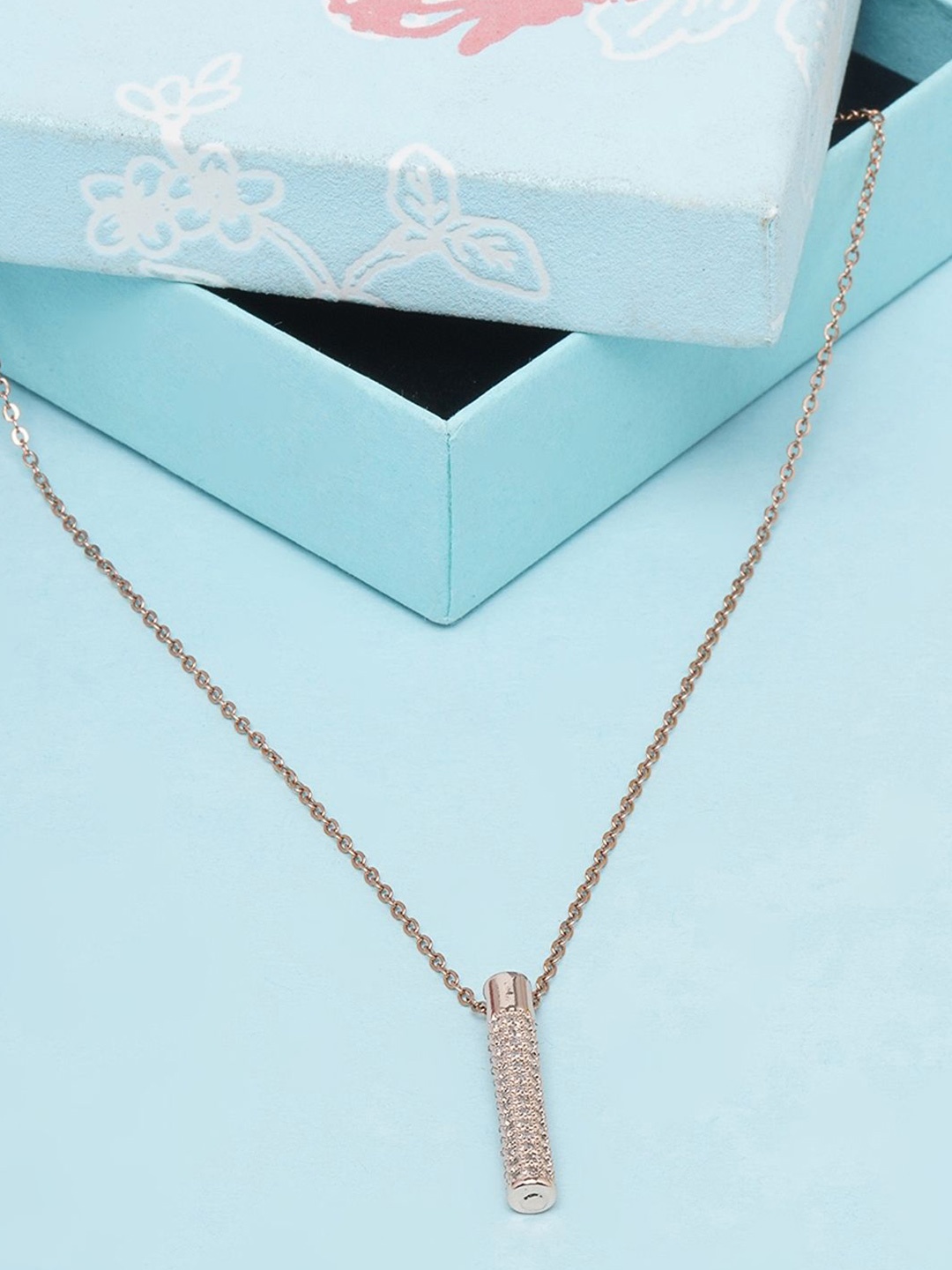 

KPOP Rose Gold-Plated Pendant With Chain