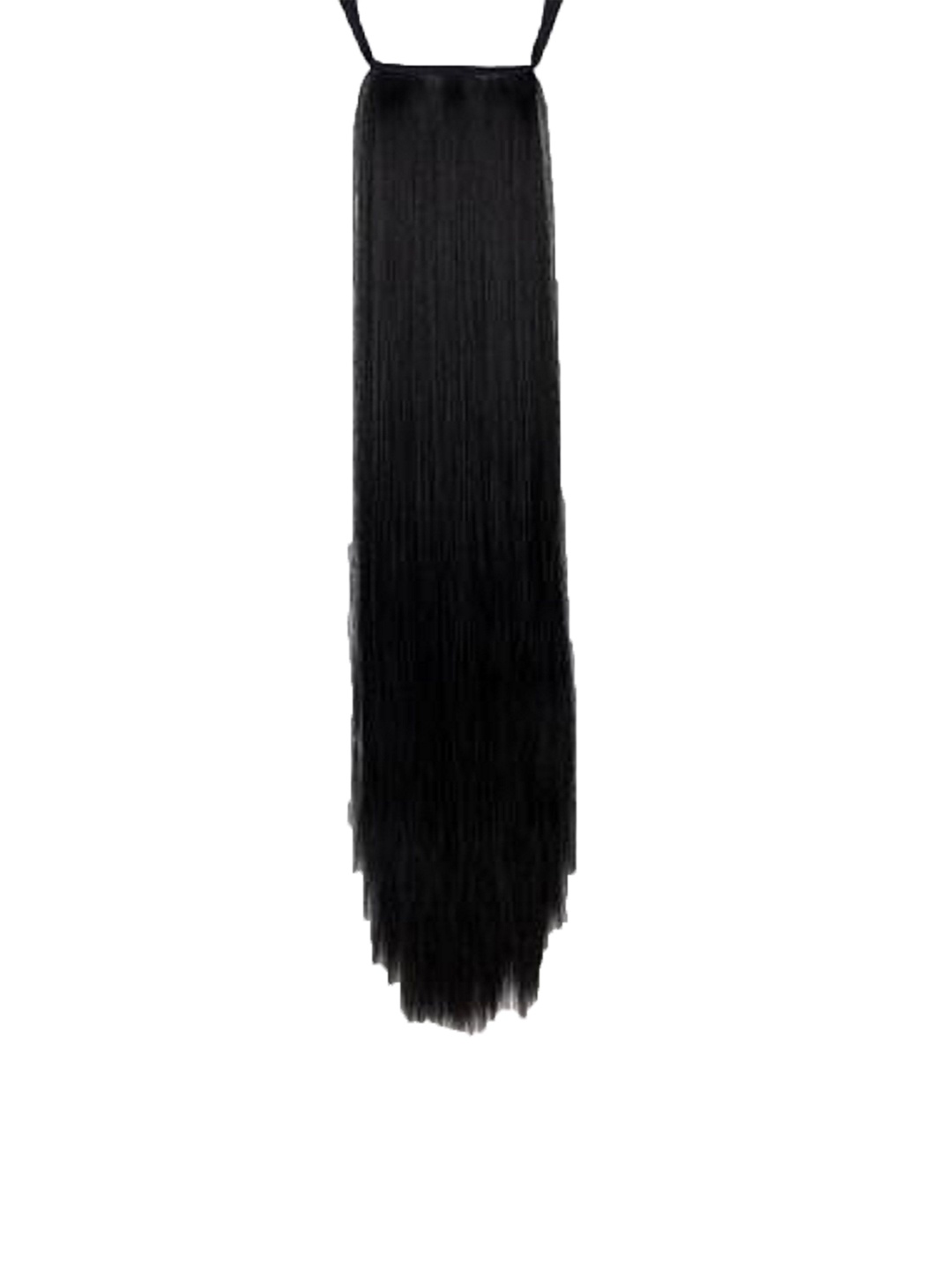 

ABRISH Tape In Ponytail Straight Hair Extension - Black - 24 Inch