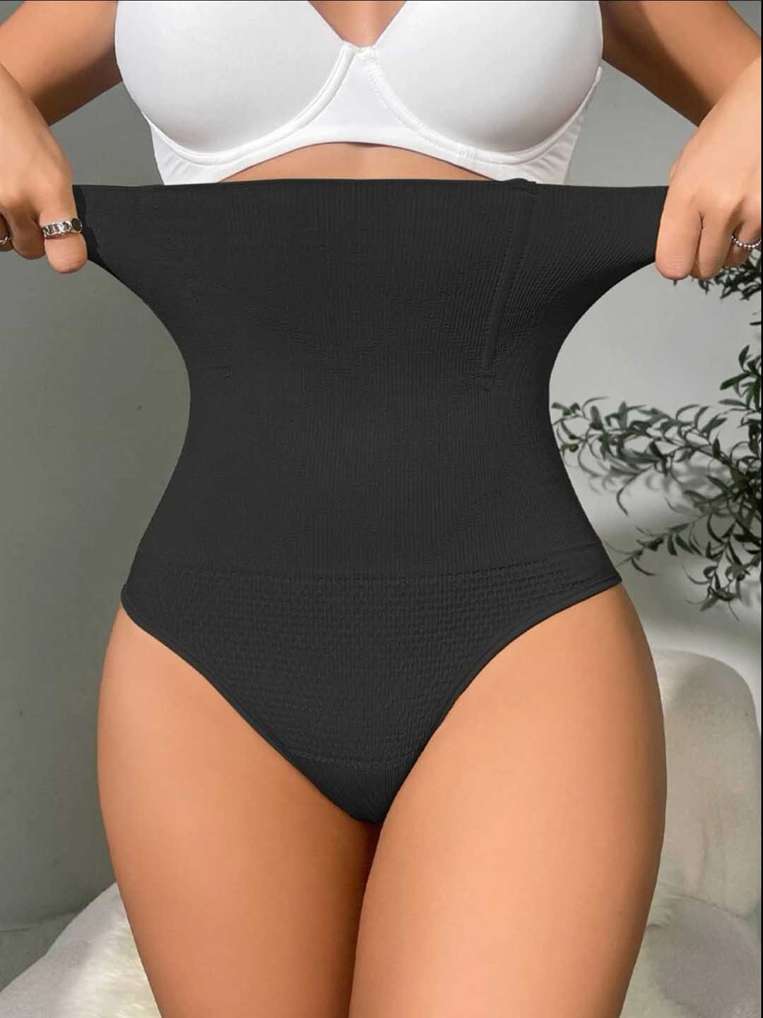 

BAESD Women Stretchable Tummy Shapewear, Black