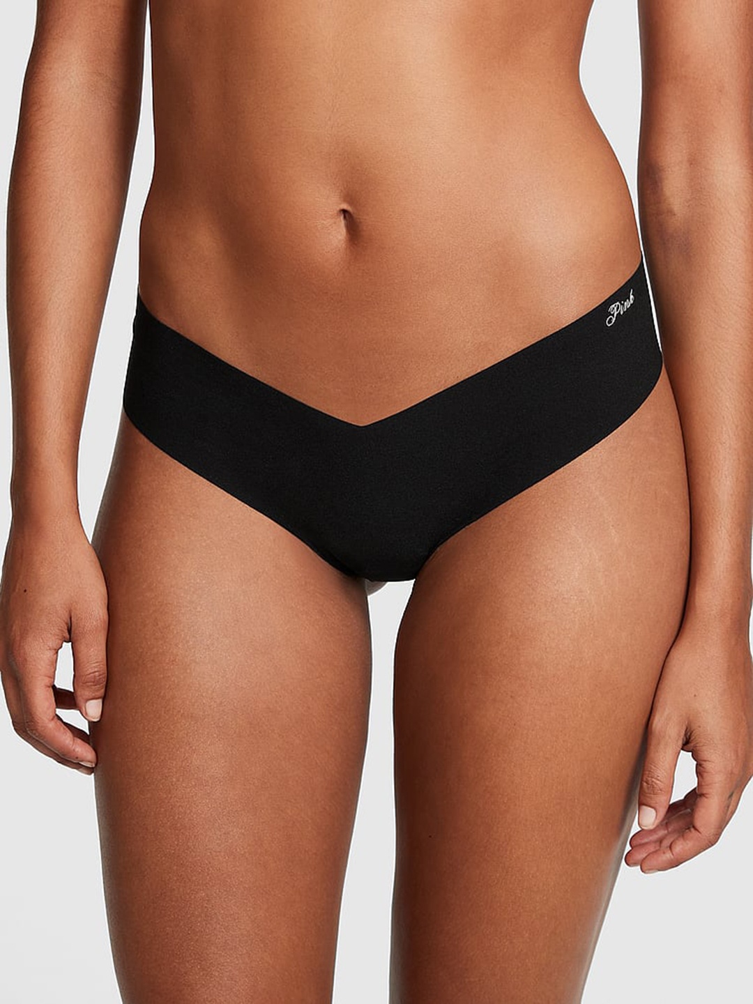 

Victoria's Secret High-Leg Thong Briefs 112341172ZUO, Black