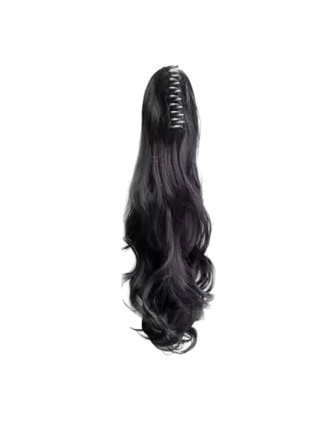 

HAVEREAM Clip-In Ponytail Wavy Hair Extension - Black