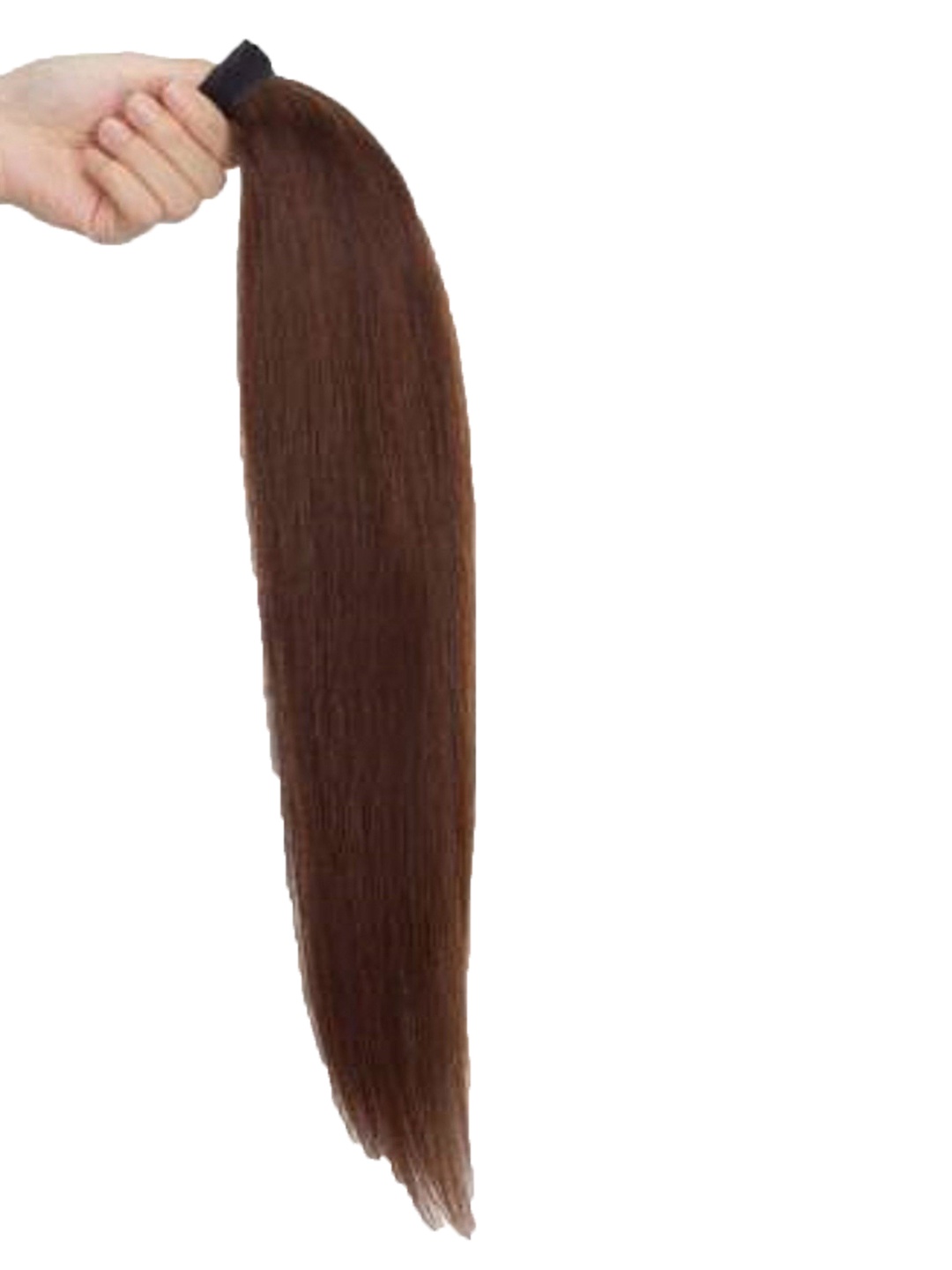 

SHENY Tape-In Straight Ponytail Hair Extension - Brown- 61 Cm