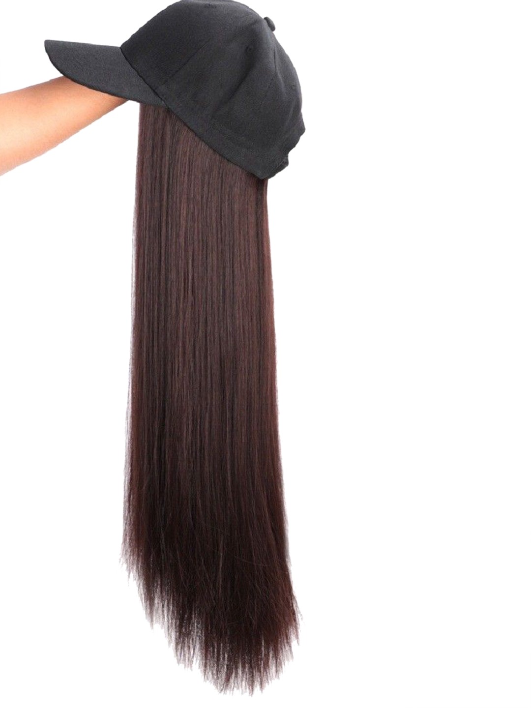 

HAVEREAM Straight Ponytail Cap Hair Extension - Brown - 22 inch