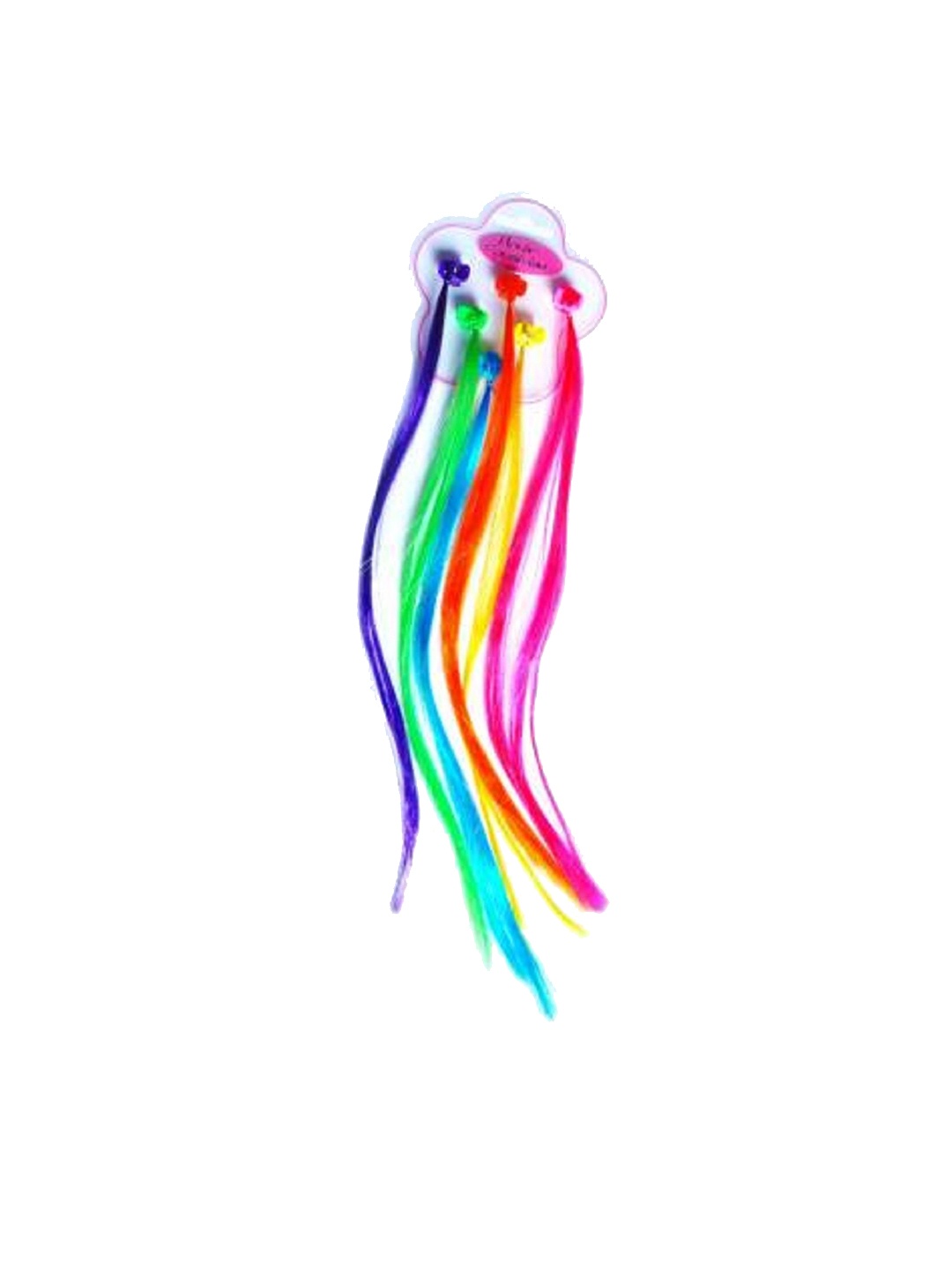 

HAVEREAM Clip-In Straight Coloured Strand Hair Extension- Pink - 24 Inch