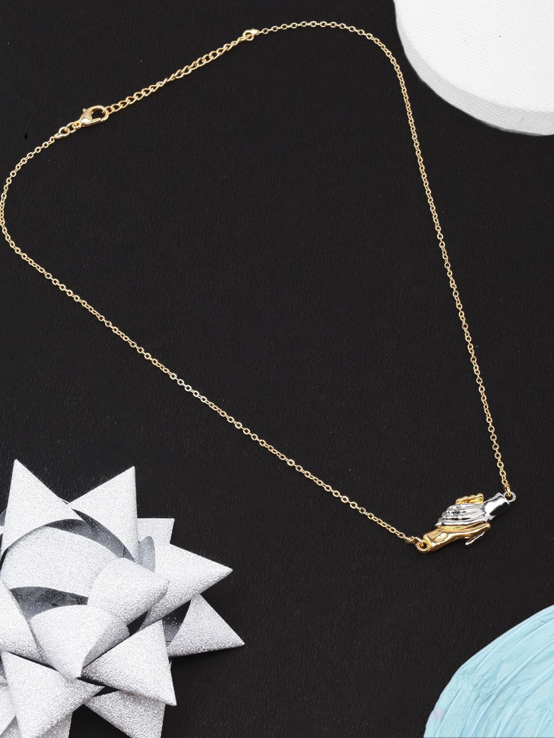 

KPOP Brass Gold-Plated Handcrafted Necklace