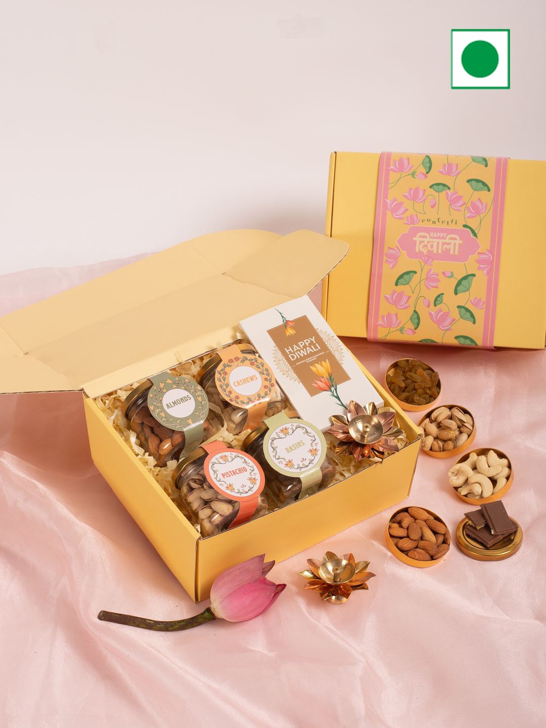 

Confetti Gifts Pack Of 5 Assorted Gifts, Brown