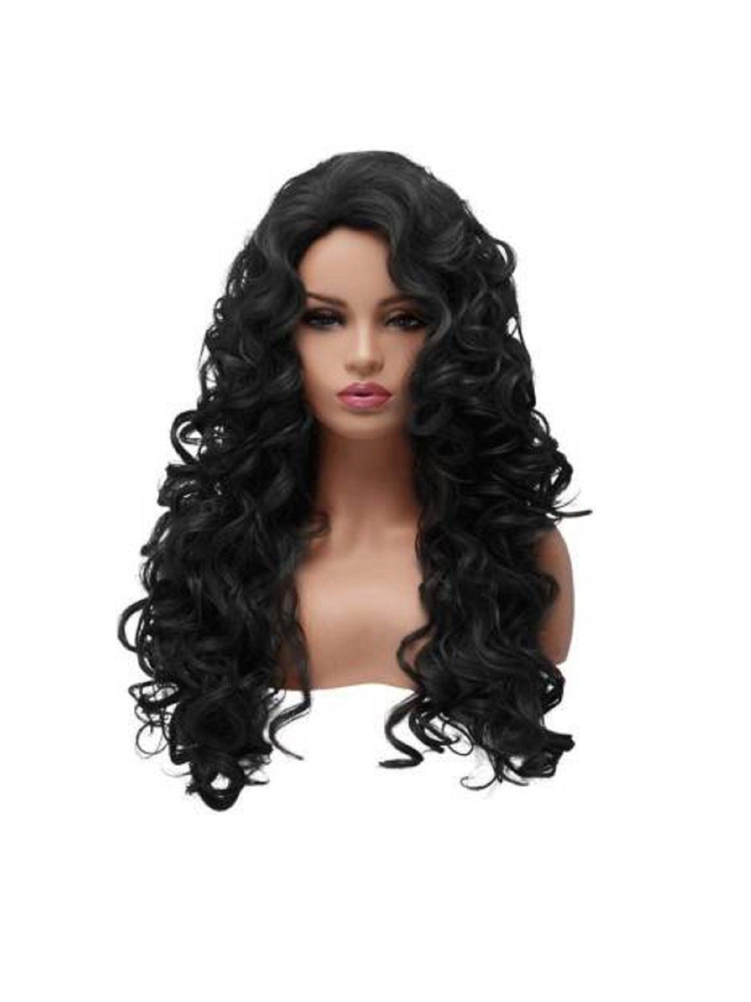 

SHENY Clip-In Curly Locks Hair Extension - Black - 61 Cm