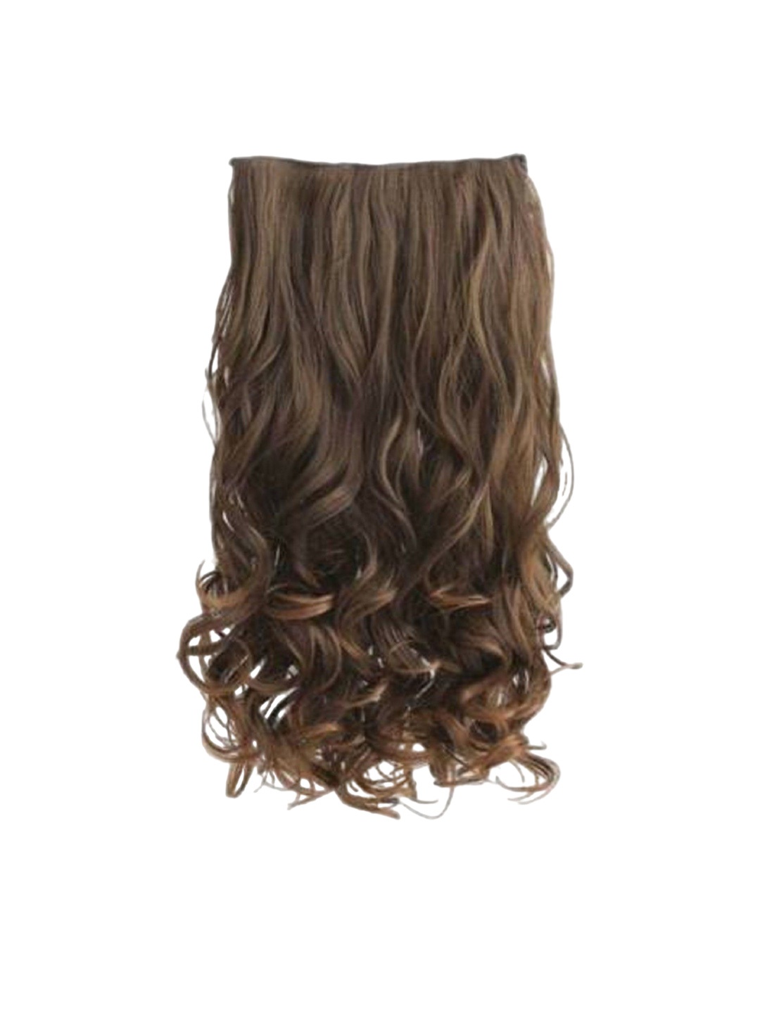 

ABRISH Clip-In Waterproof Curly Locks Hair Extension - 24 Inch - Brown