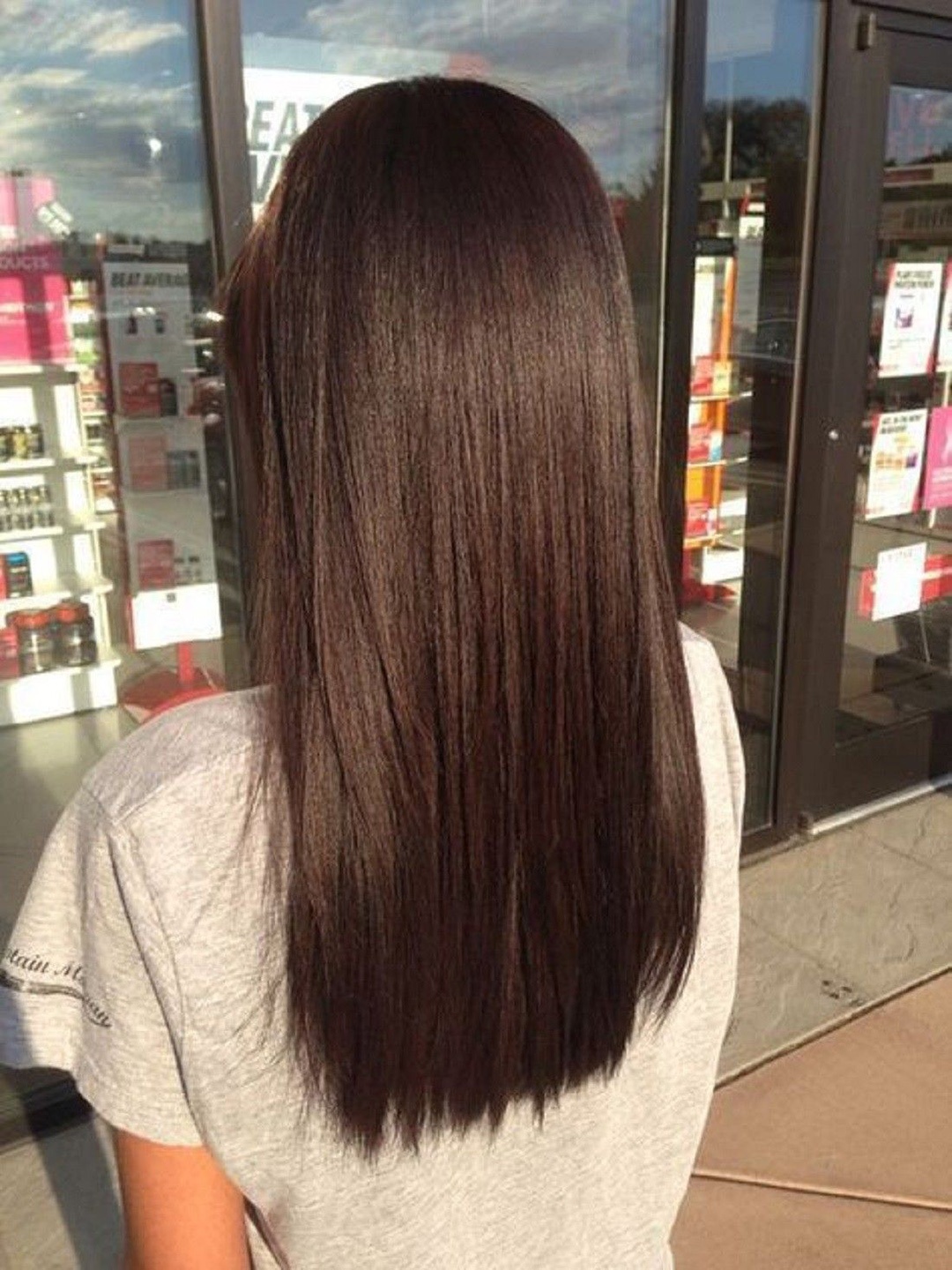 

HAVEREAM Clip-In Straight Locks Hair Extension - Brown - 24 Inch