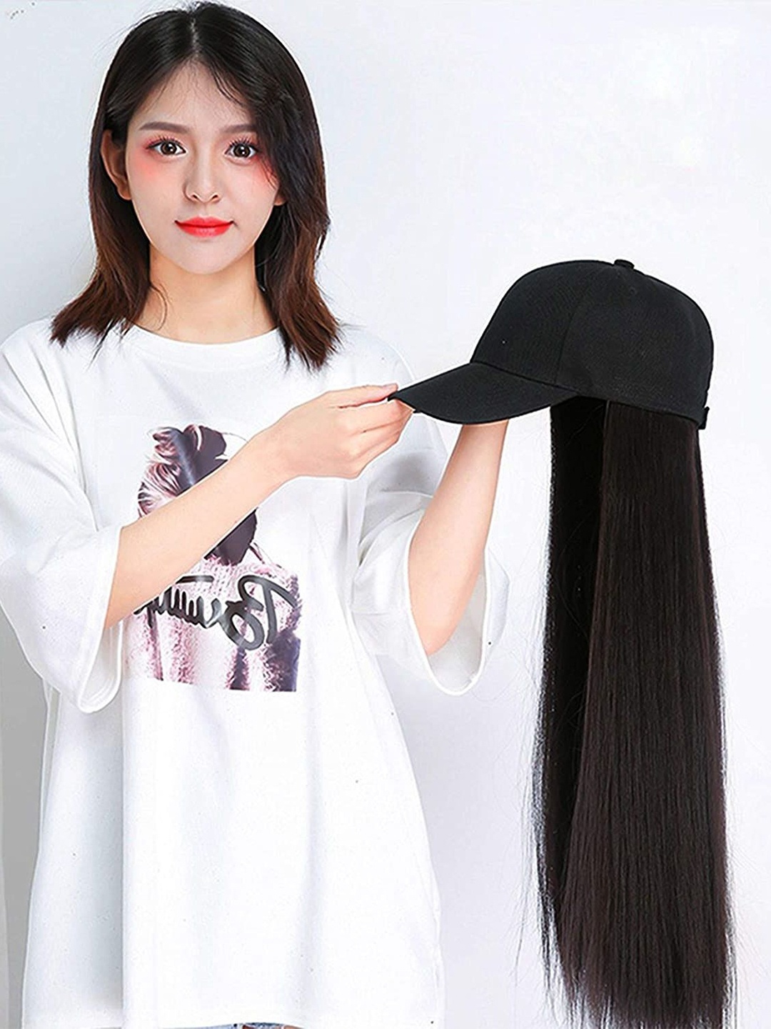 

ABRISH Clip-On Natural Black Hair Extension