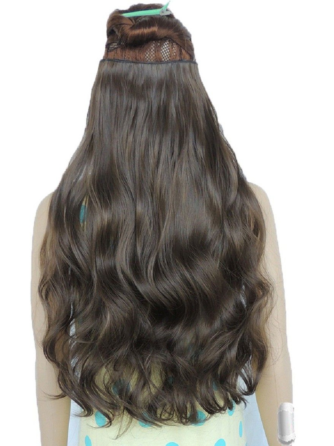 

HAVEREAM Clip-In Wavy Locks Hair Extension - Brown - 24 Inch