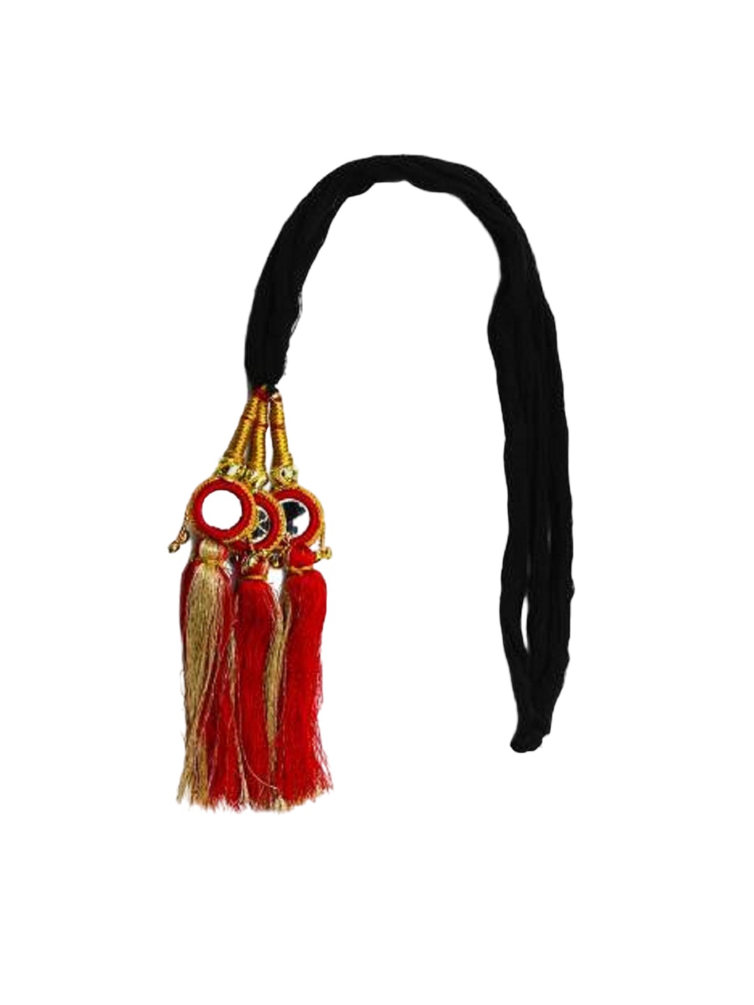 

HAVEREAM Braid Tassels Hair Accessories, Red