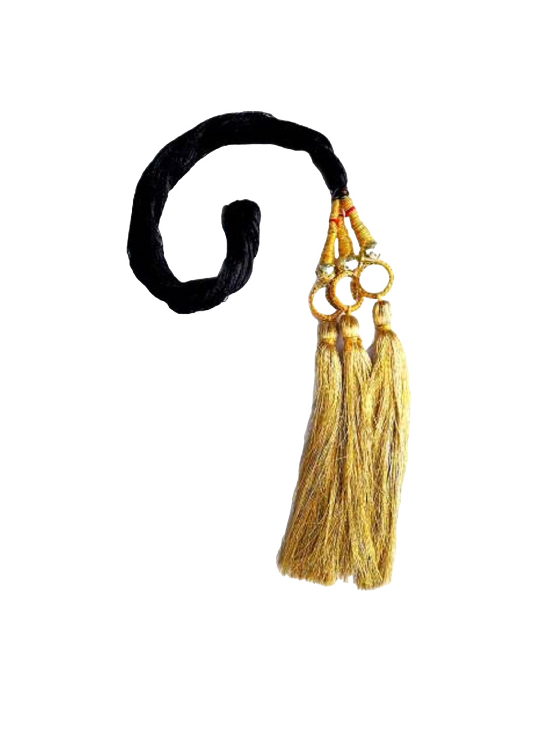 

HAVEREAM Tassels Paranda Braid Hair Accessory, Gold