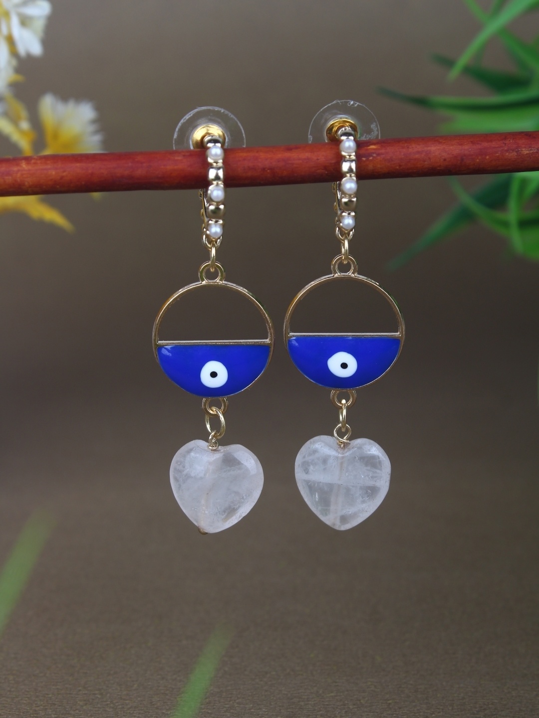 

KPOP Contemporary Drop Earrings, Gold