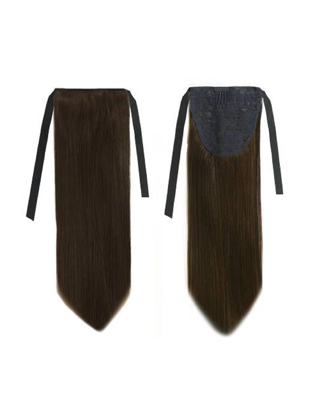 

ABRISH Tape-In Straight Ponytail Hair Extension - 24 Inch - Black