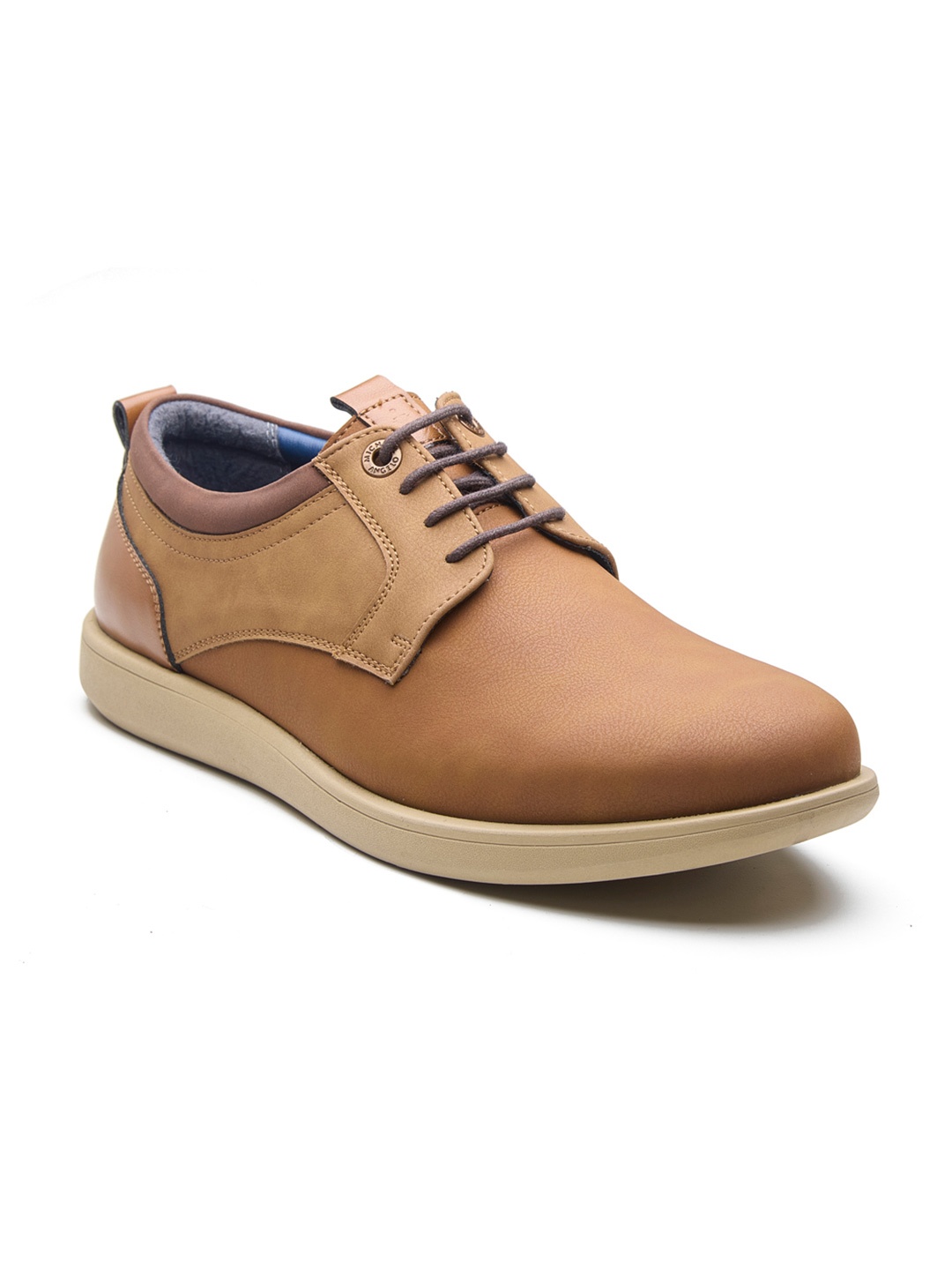 

MICHAEL ANGELO Men Lace-Ups Derbys, Tan