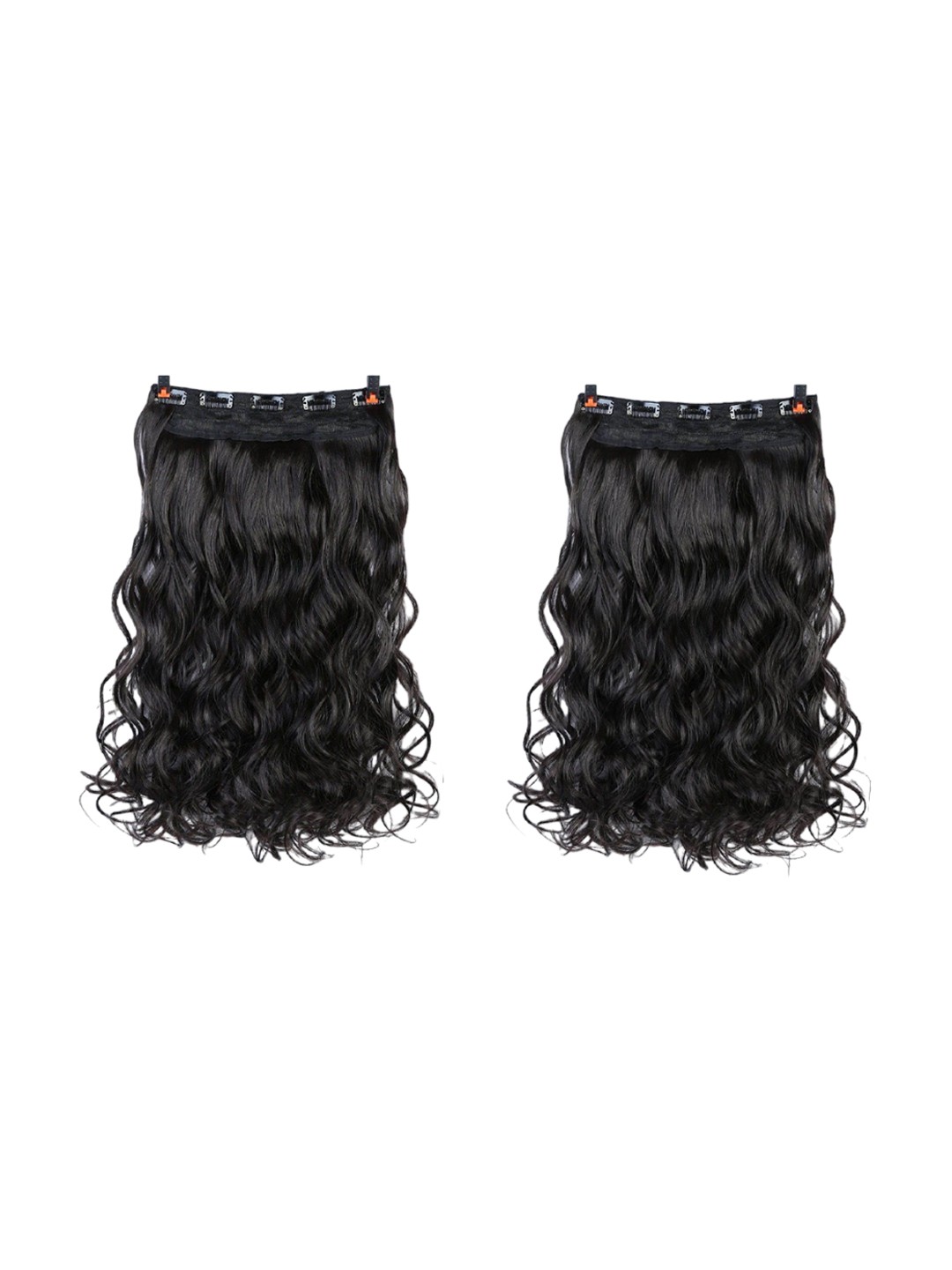 

ABRISH Wavy Ponytail Hair Extension - Black