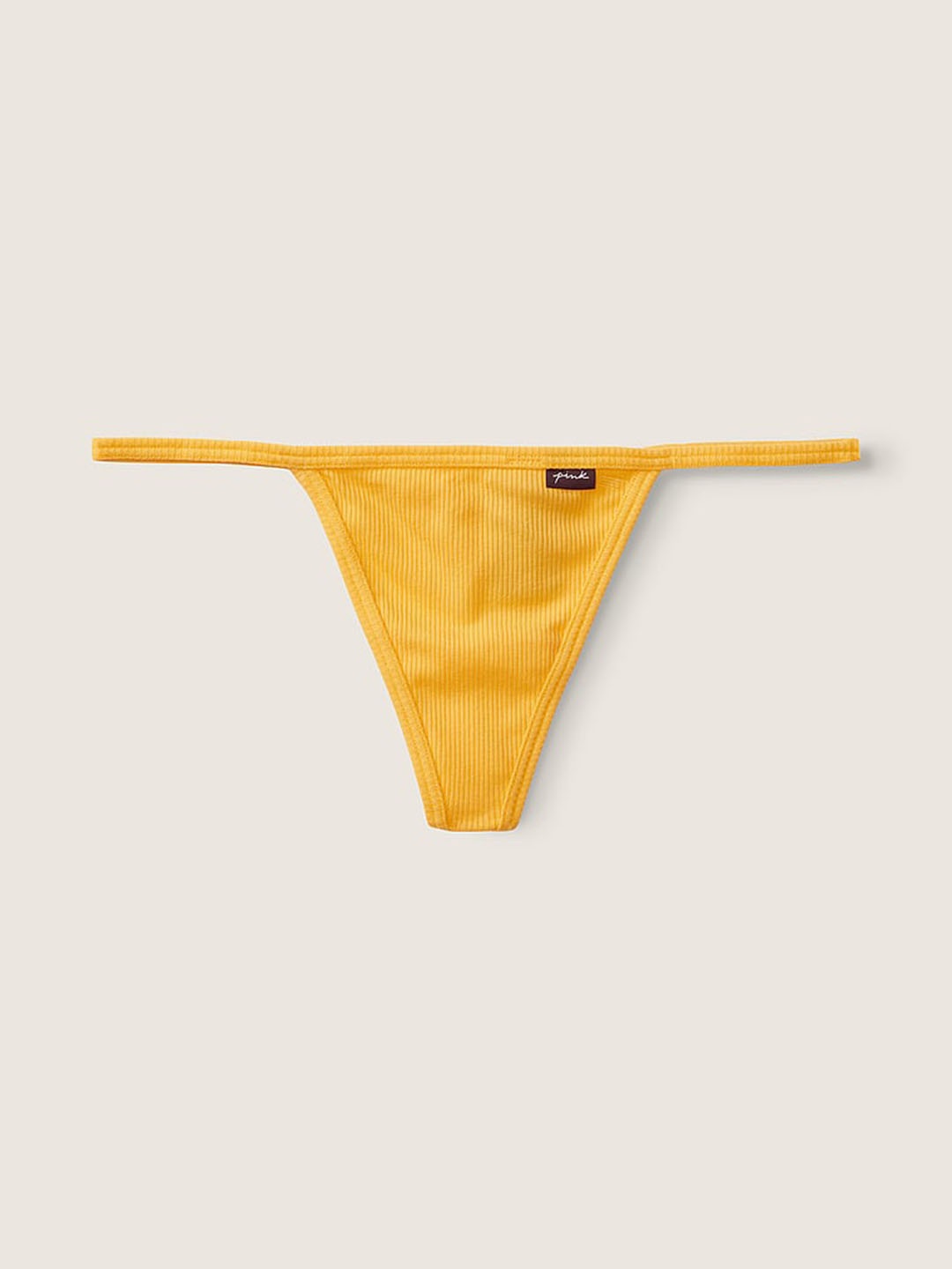 

Victoria's Secret Women Solid Mid-Rise Cotton Briefs, Yellow