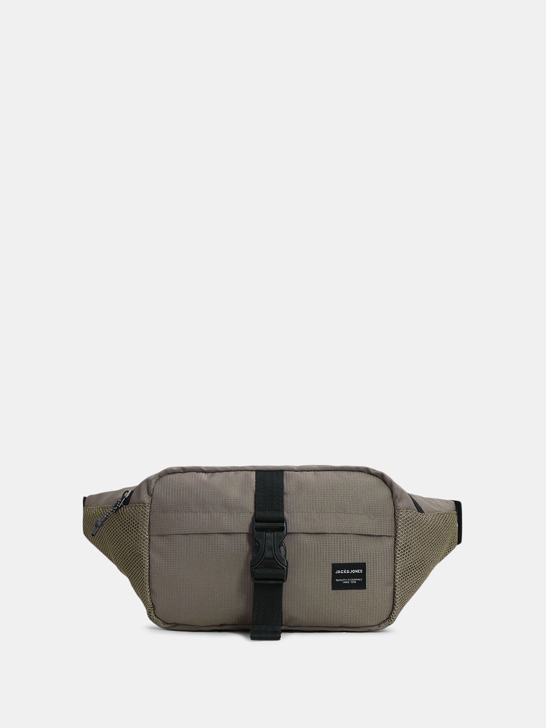 

Jack & Jones Men Textured Waist Pouch, Beige