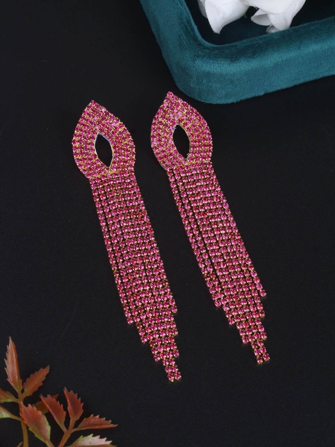 

KPOP Contemporary Drop Earrings, Gold