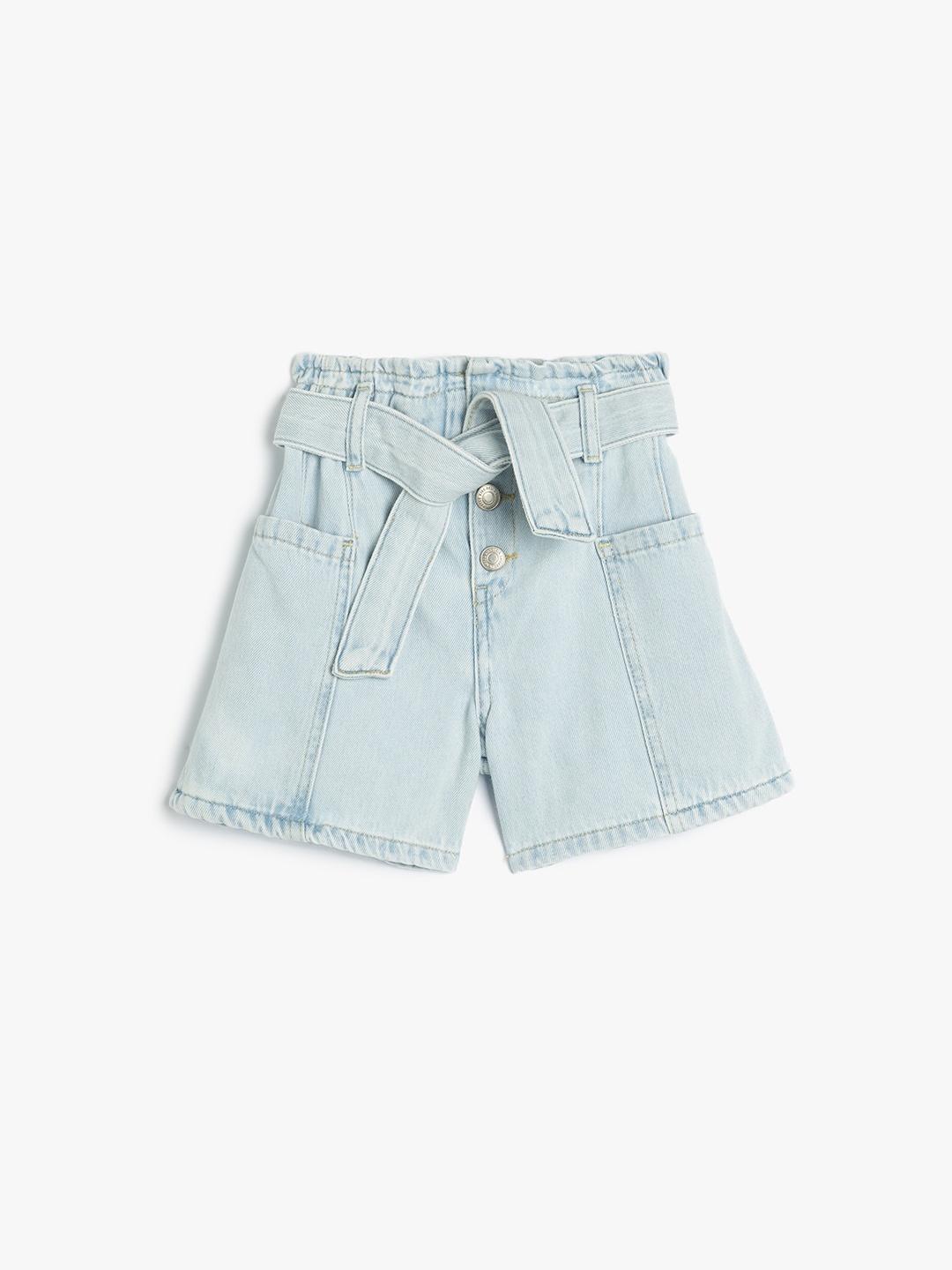 

Koton Girls Denim Shorts, Turquoise blue