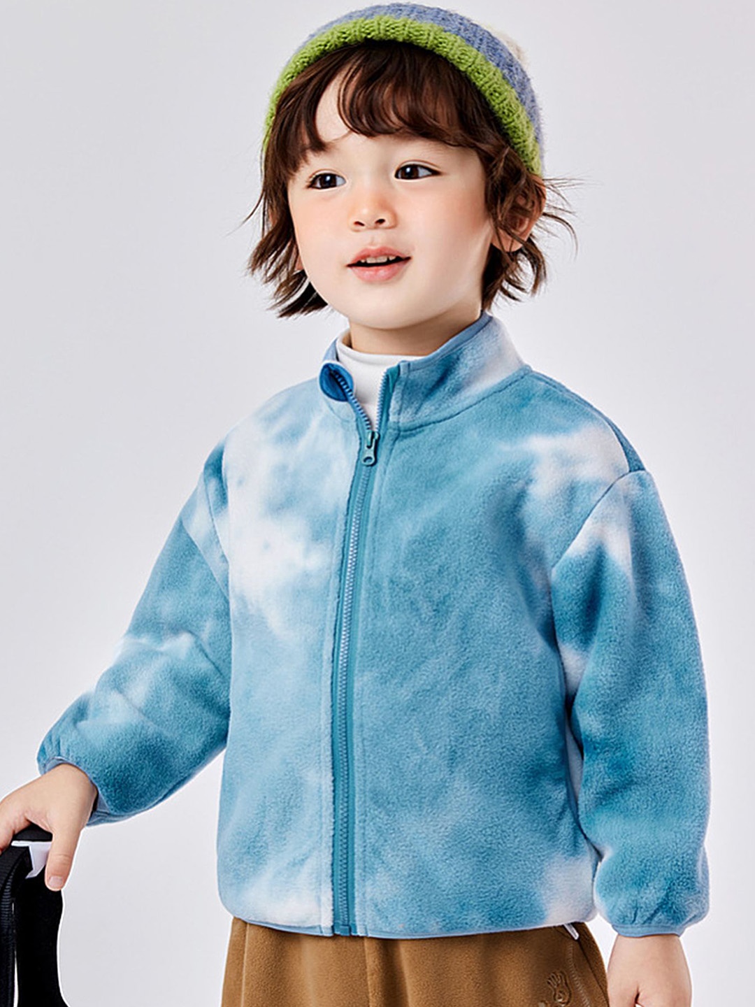 

LULU & SKY Girls Tie & Dye Tailored Jacket, Blue