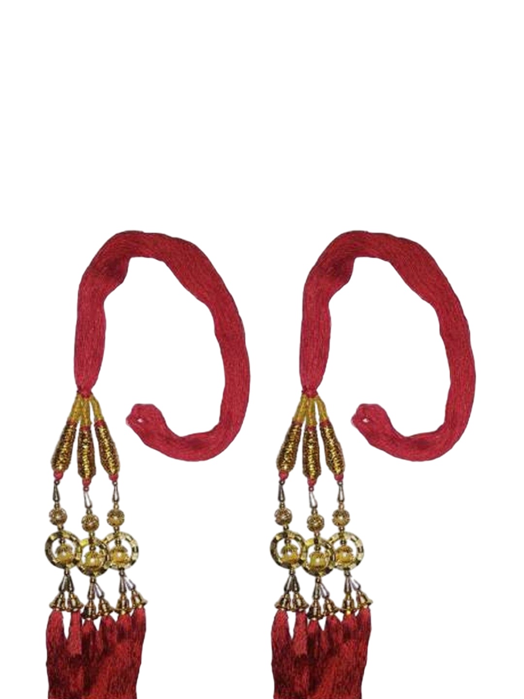 

SHENY Taselled Hair Paranda, Red