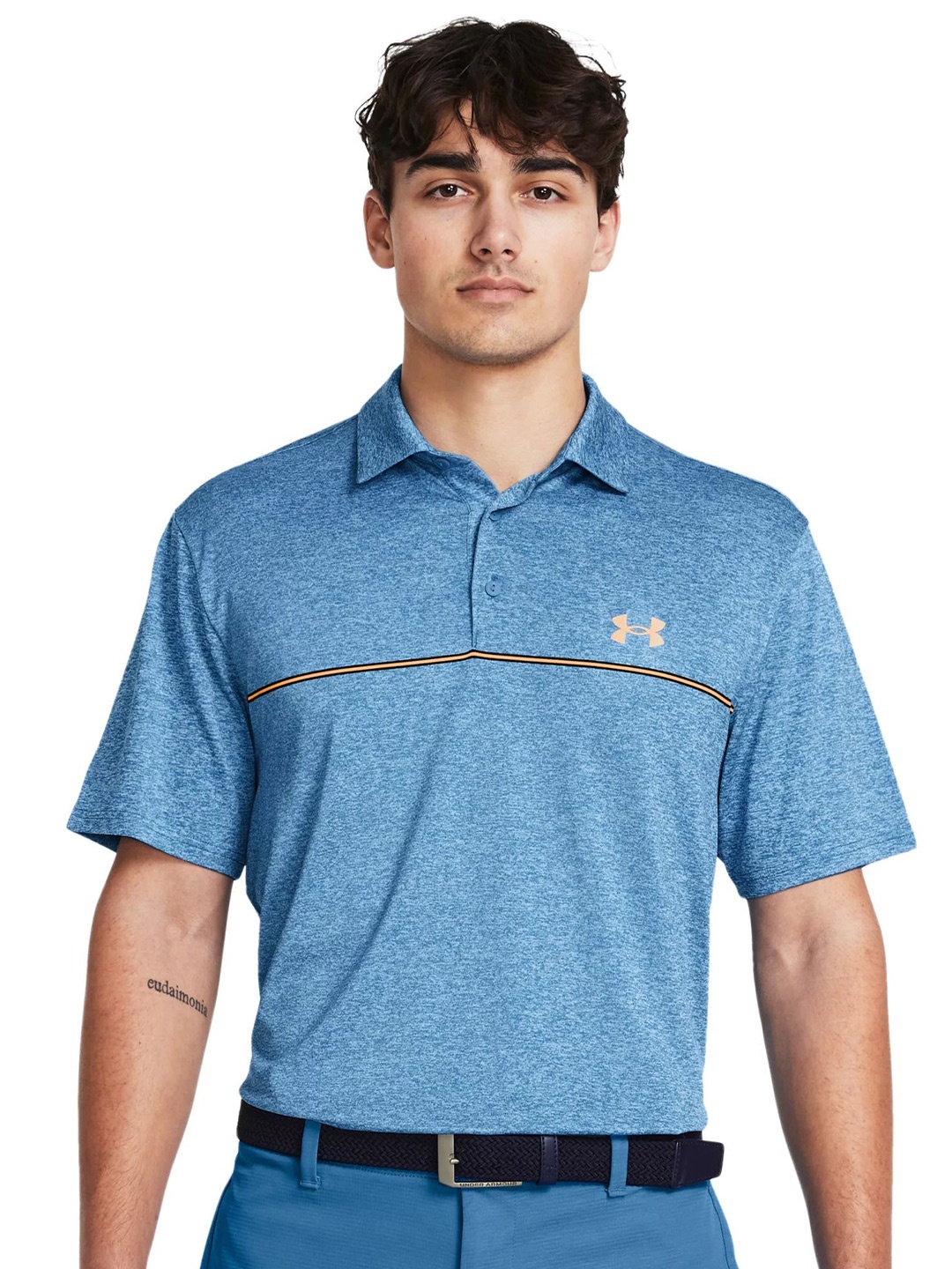 

UNDER ARMOUR Playoff 3.0 Striped Relaxed Fit Polo T-Shirt, Blue