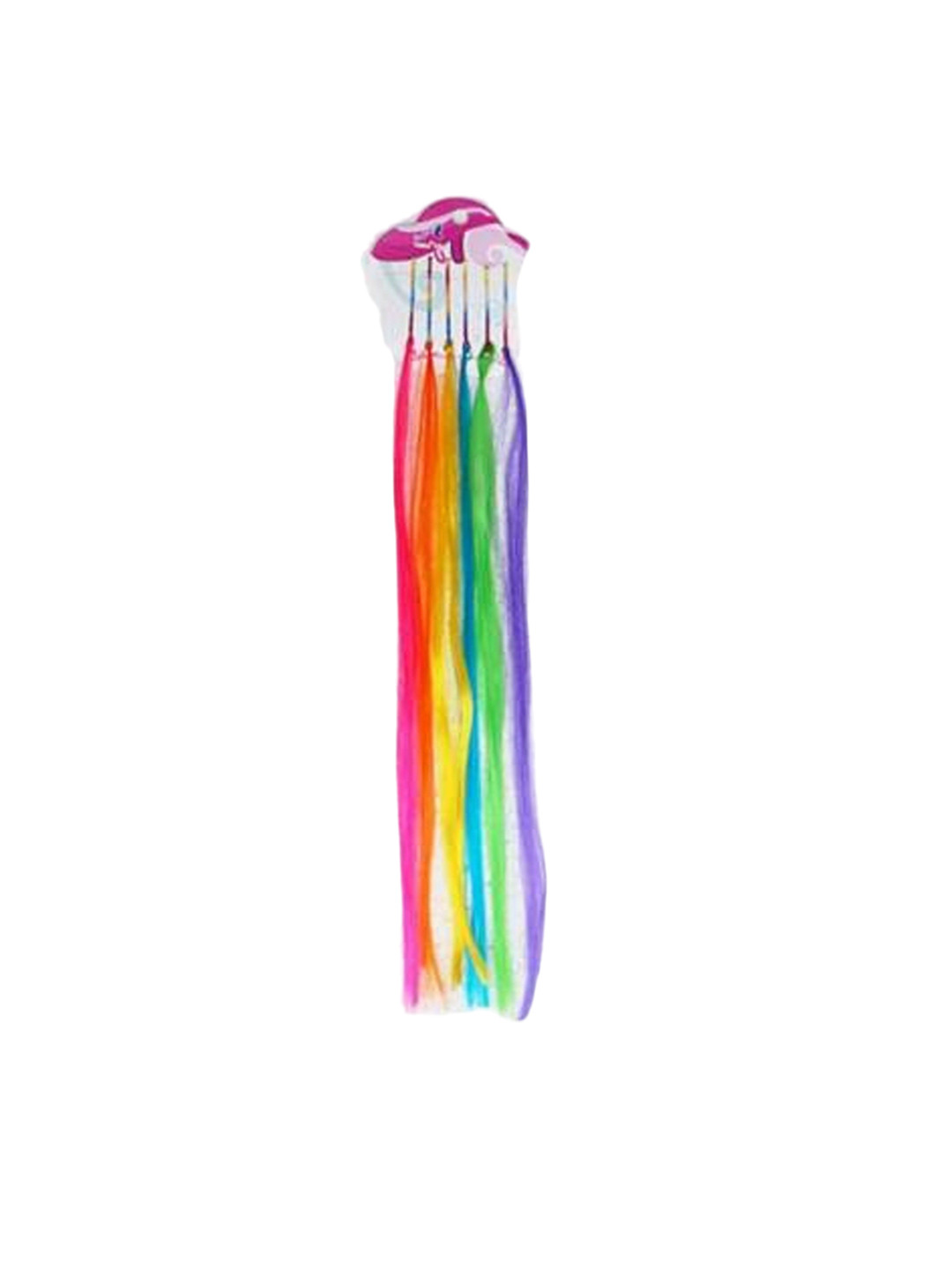 

ABRISH Clip In Coloured Strand Straight Hair Extension - Multicolor - 24 Inch, Multi