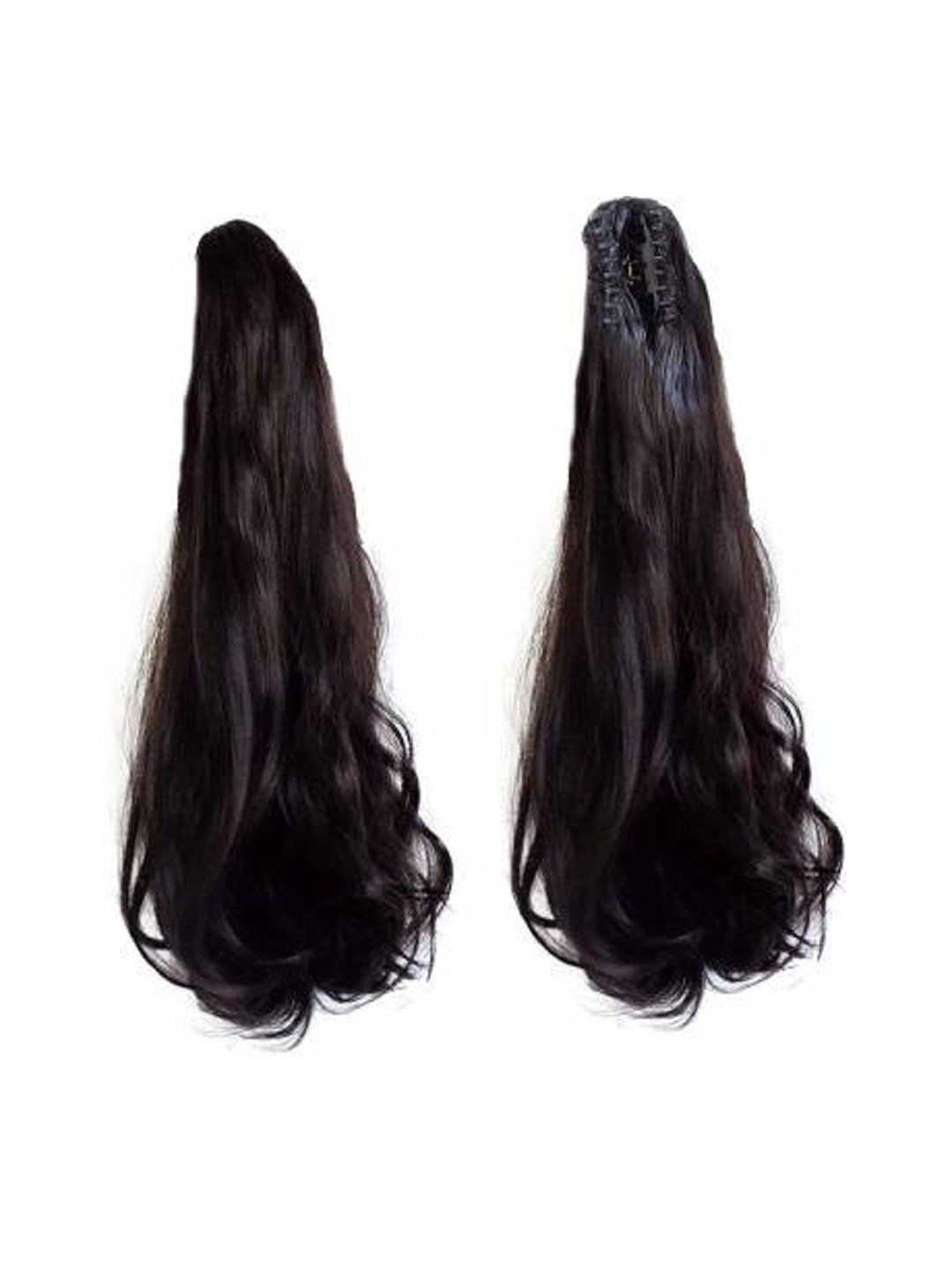 

HAVEREAM Clip-In Waterproof Wavy Ponytail Hair Extension - Black - 24 Inch