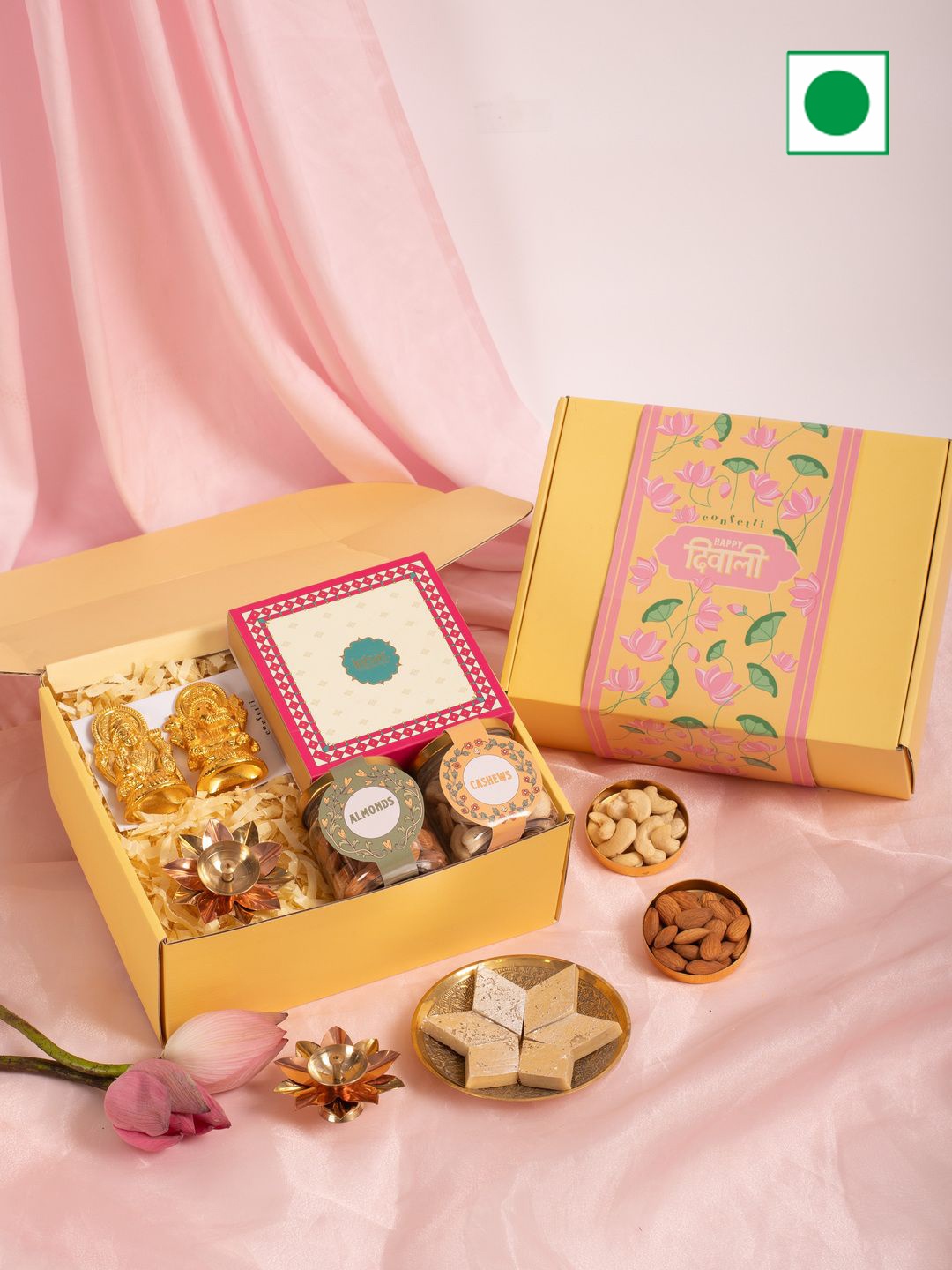 

Confetti Gifts Set of 7 Diwali Gift Hamper, Multi