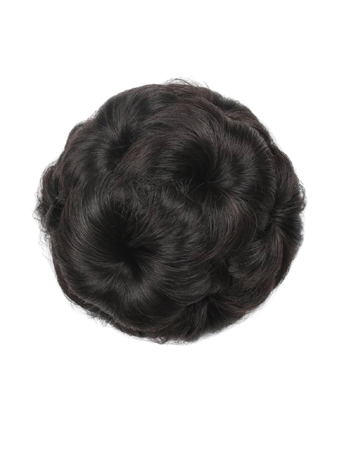 

ABRISH Wavy Claw Clip Messy Bun-Natural Brown