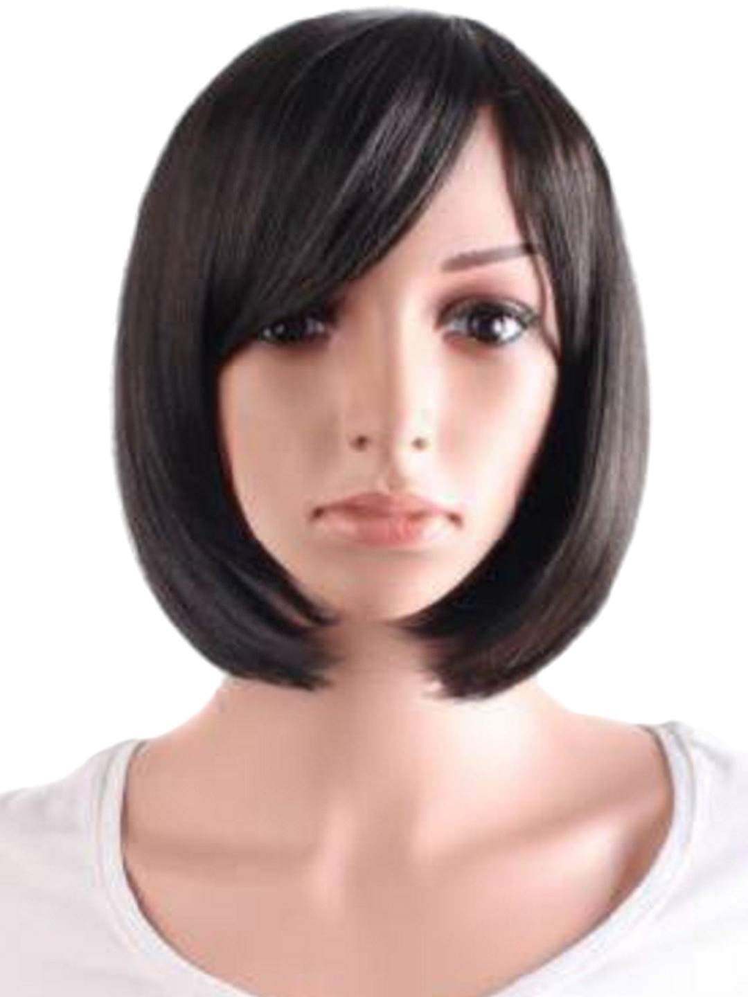

ABRISH Halo Straight Toupee Hair Extension - Black - 14 Inch