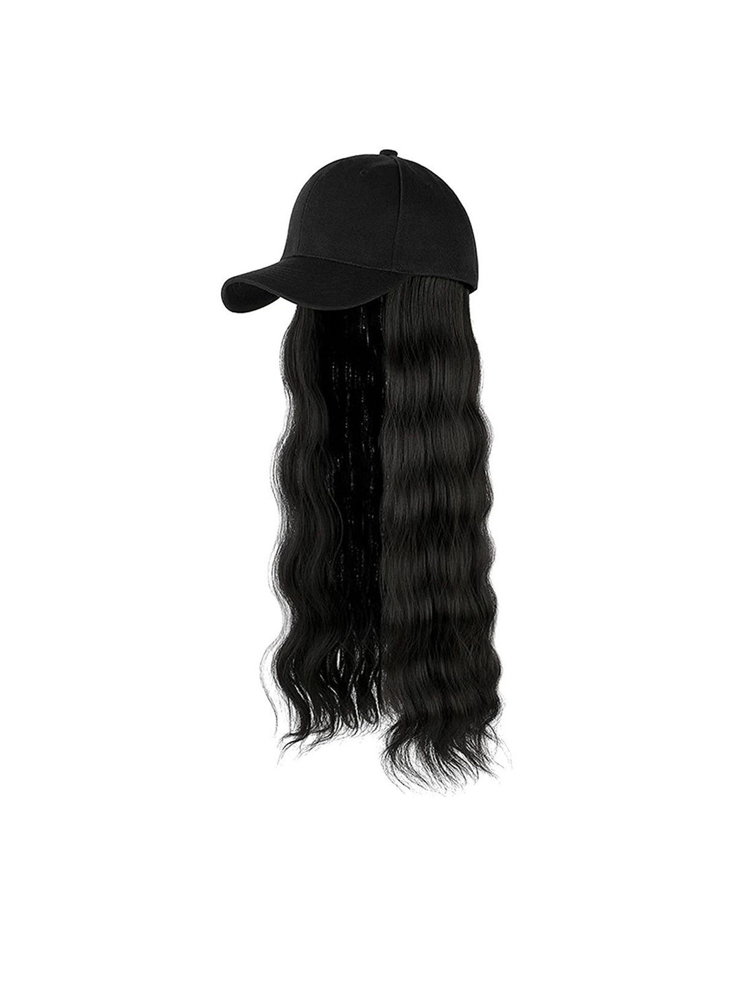 

HAVEREAM Halo Wavy Toupee Hair Extension - Black - 24 Inch