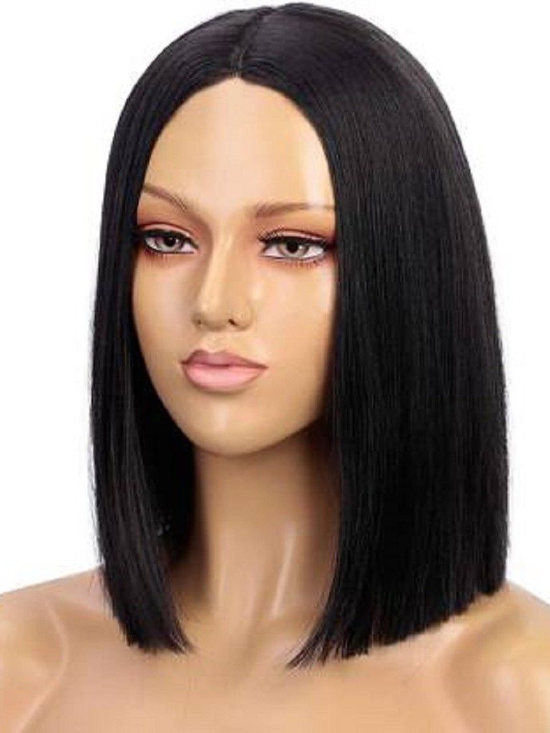 

ABRISH Halo Toupee Straight Hair Extension - Black - 14 Inch