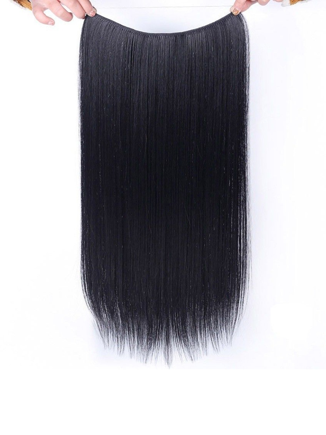 

HAVEREAM Clip-In Straight Locks Hair Extension - Black - 22 Inch