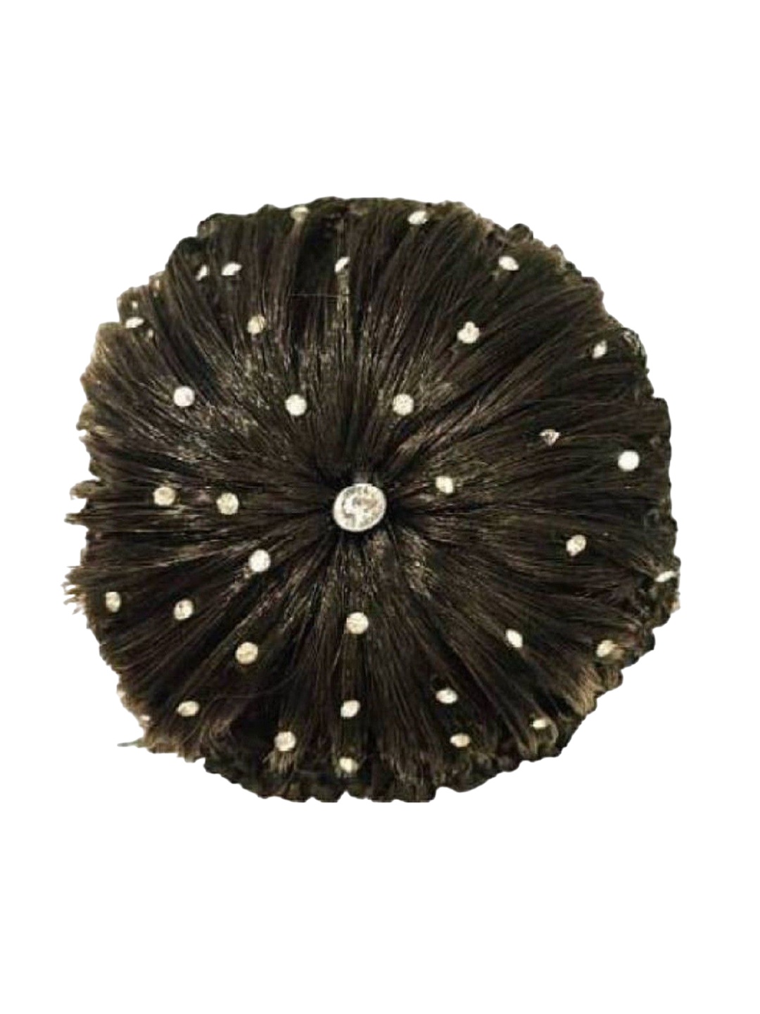 

SHENY Studded Wavy Bun Hair Extension - Black - 25 Cm