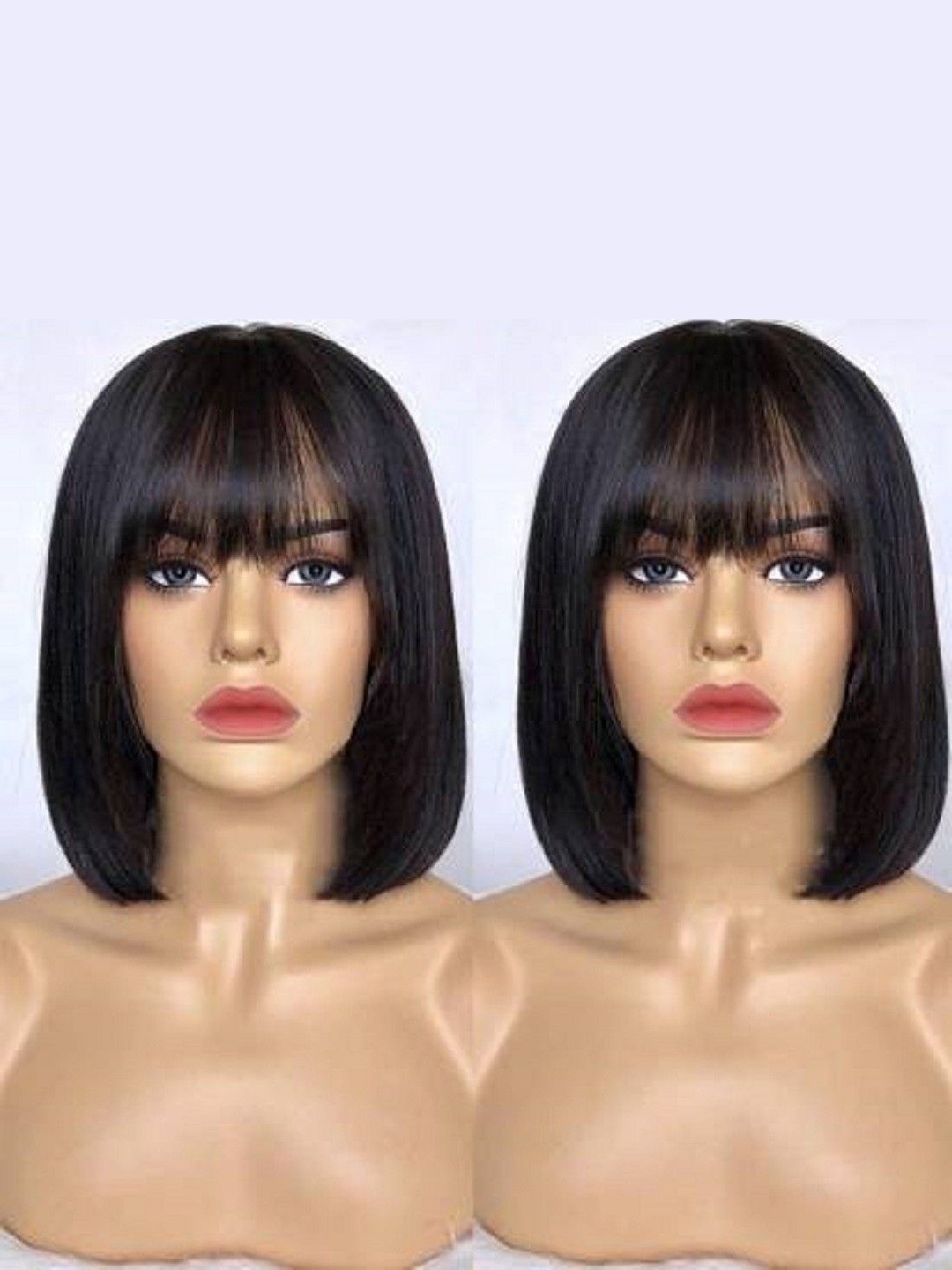 

ABRISH Halo Waterproof Straight Locks Hair Extension - Black - 14 Inch