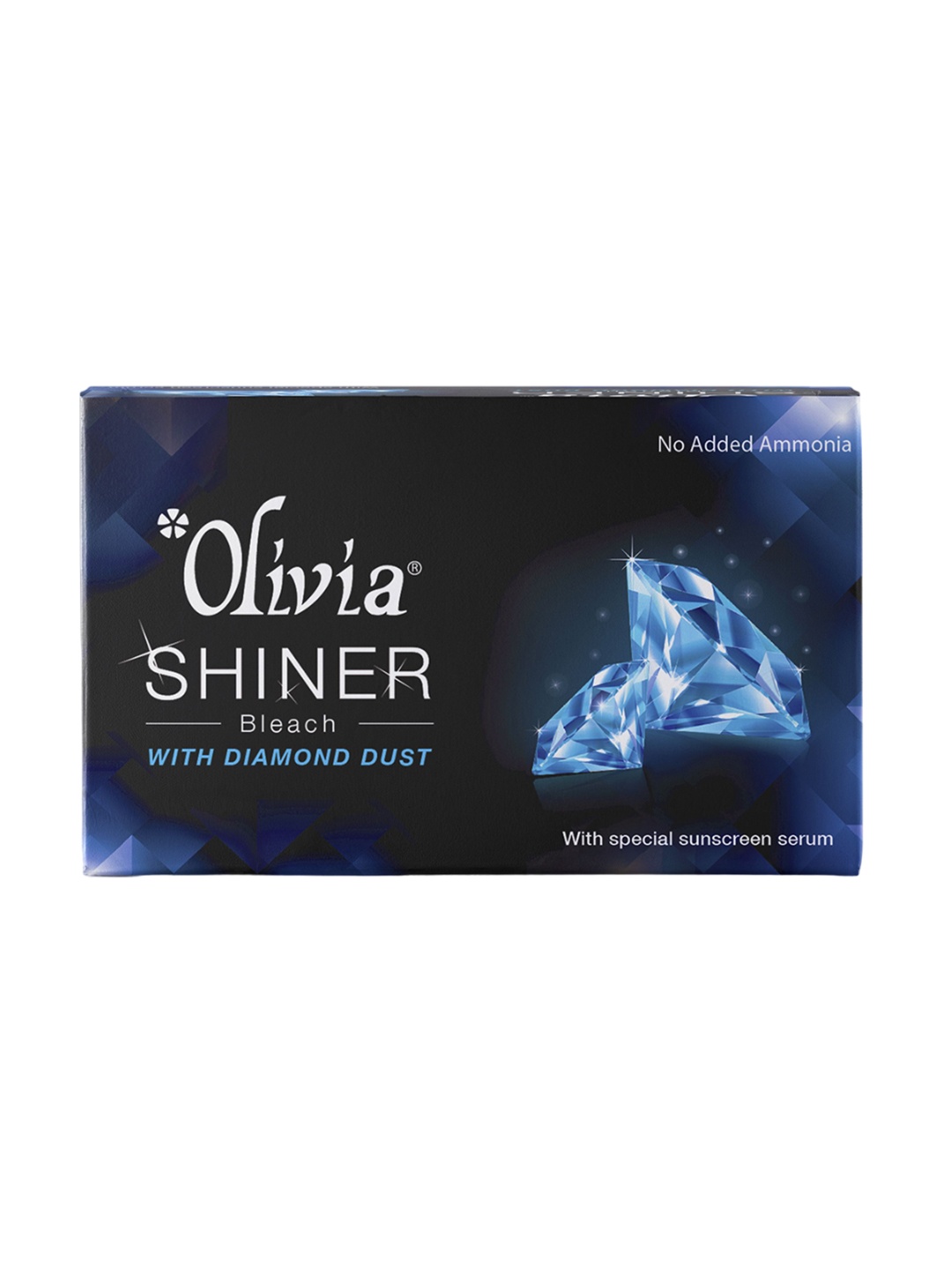 

Olivia Shiner Bleach With Diamond Dust & Special Sunscreen Serum- 30g, Black