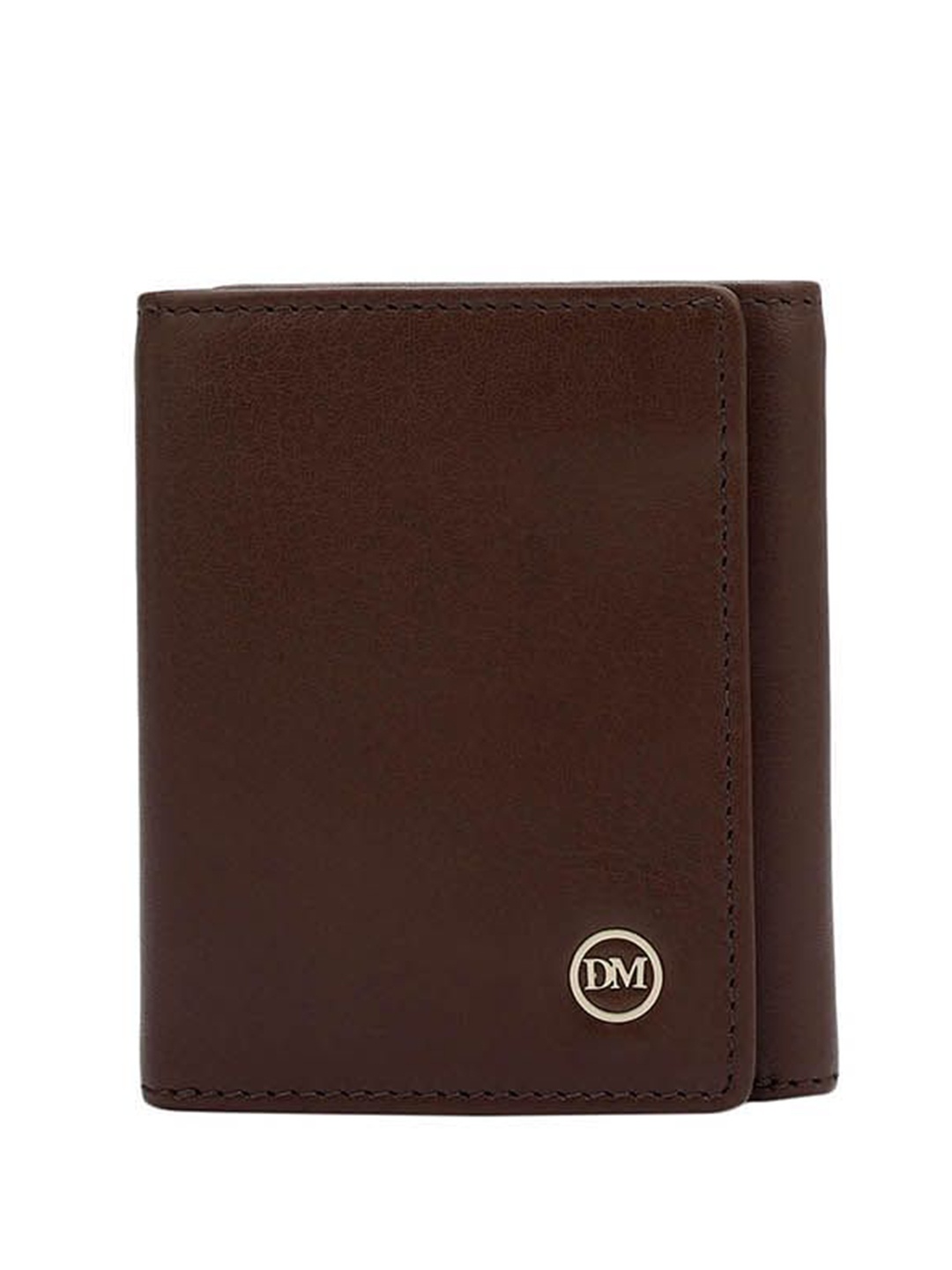 

Da Milano Men Leather Two Fold Wallet, Brown