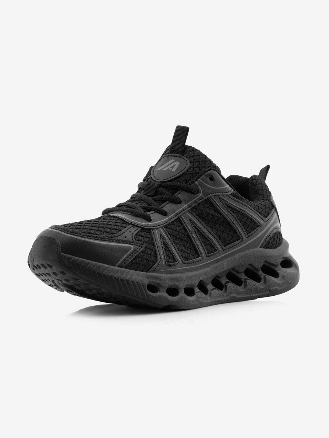 

Nickron Men Textured Sneakers, Black