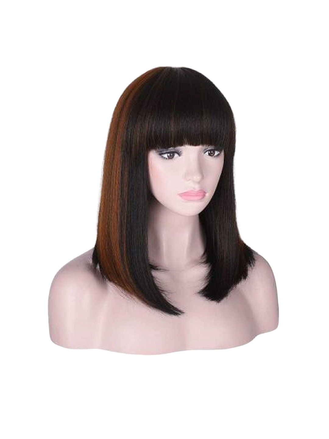 

ABRISH Halo Waterproof Straight Locks Hair Extension - Black - 14 Inch