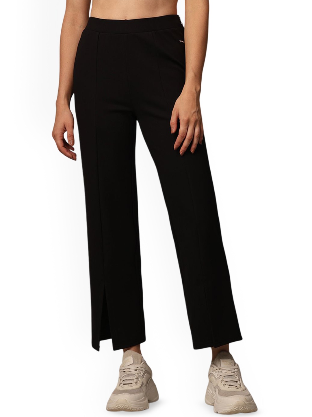 

ONLY Women Flared High-Rise Trousers, Black