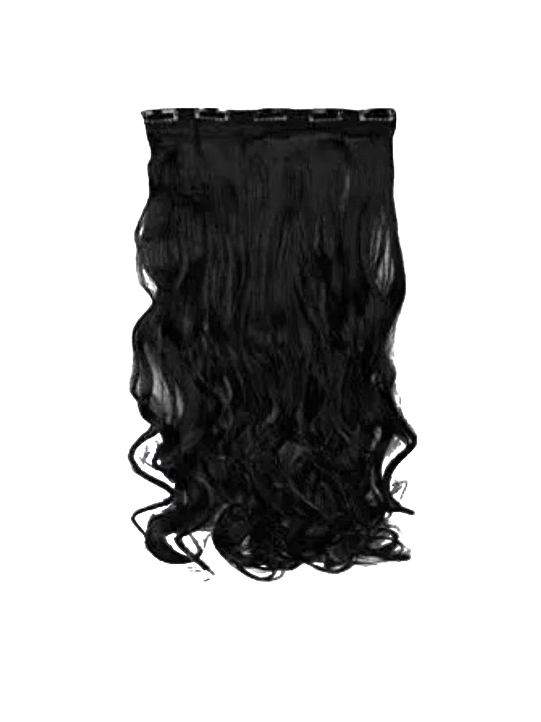 

SHENY Wavy Clip In Locks Wavy Hair Extension - Black - 24 Inch