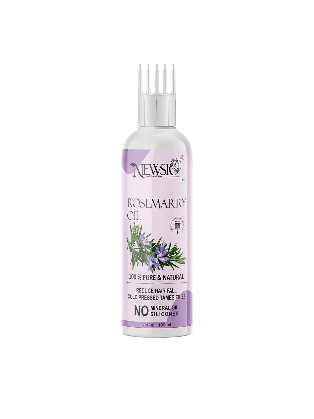 

Newsio 100% Pure & Natural Rosemarry Oil - 100 ml, White