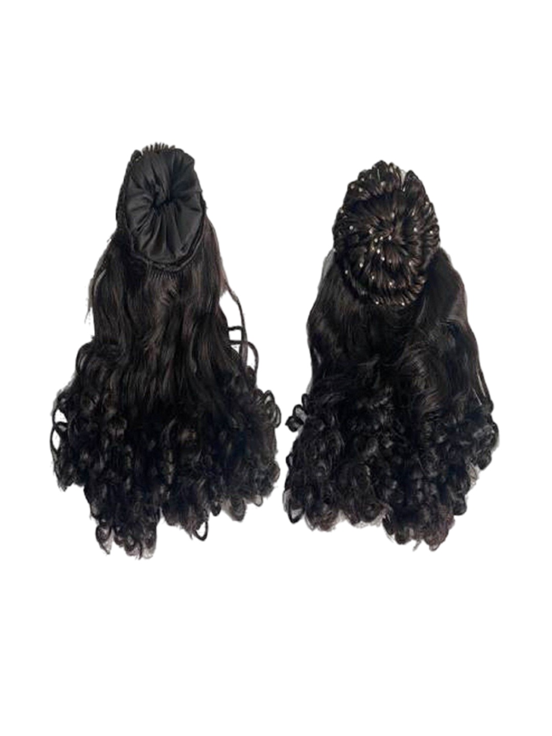 

SHENY Clip In Curly Scalp Topper Hair Extension- Black