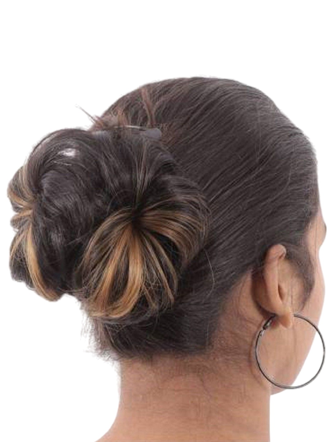 

HAVEREAM Clip-In Curly Bun Hair Extension - Black - 8 Inch