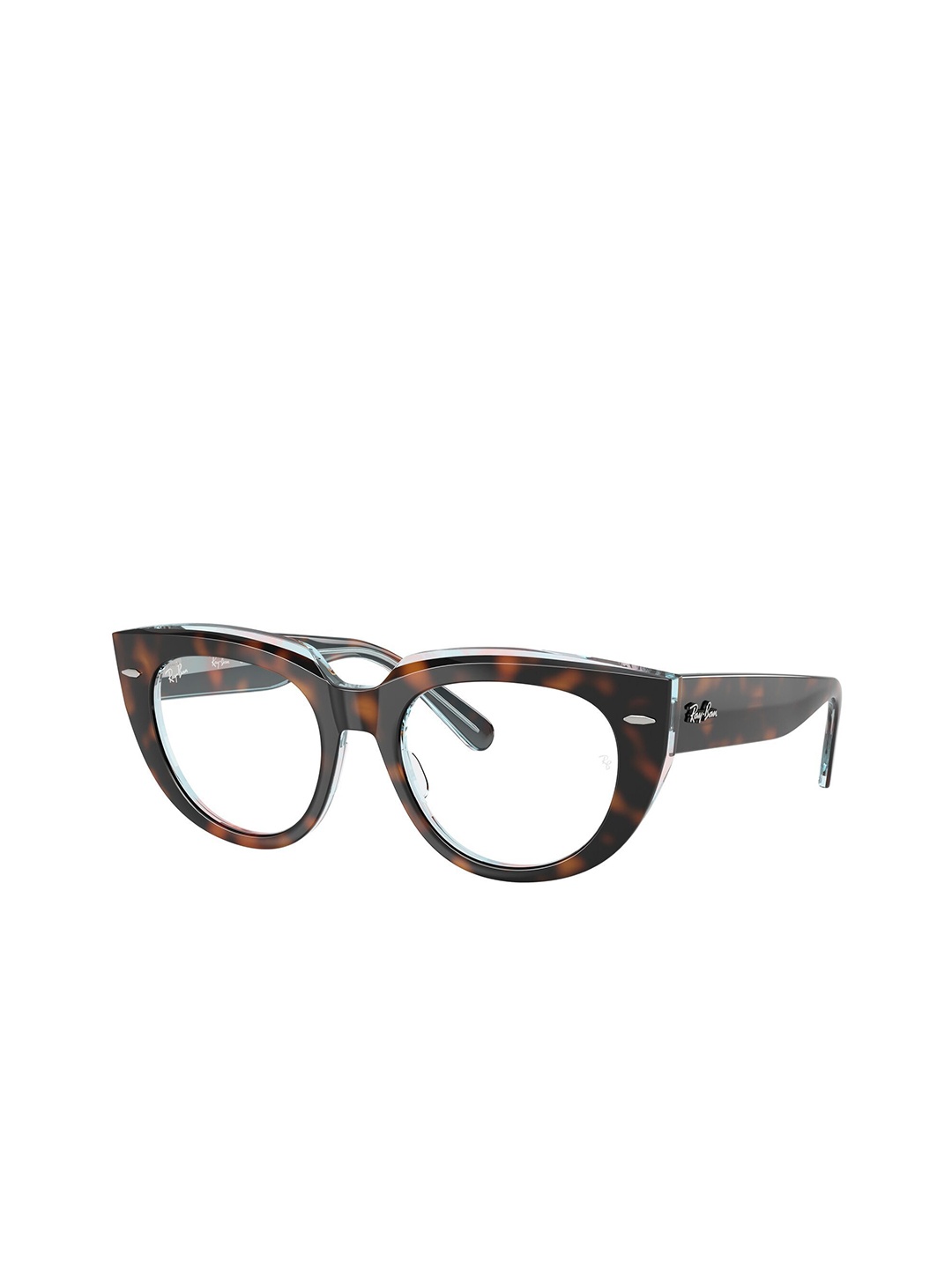 

Ray-Ban Full Rim Oval Acetate Frames, Brown