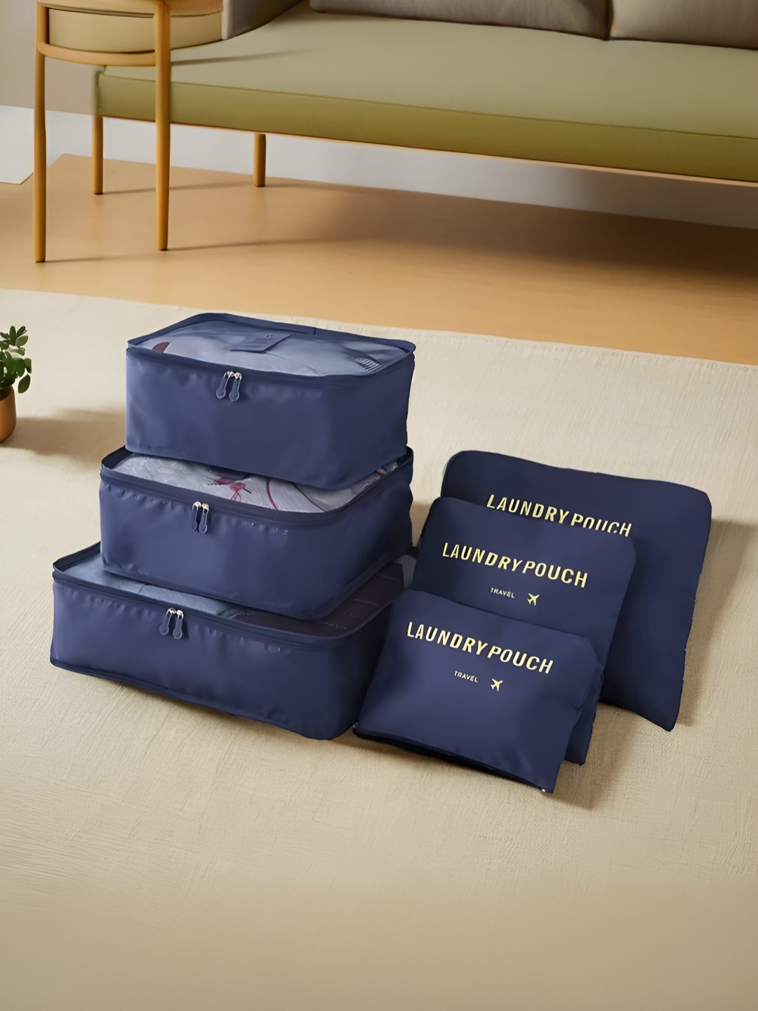

UMAI Navy Blue Set of 6 Regular Core Organisers