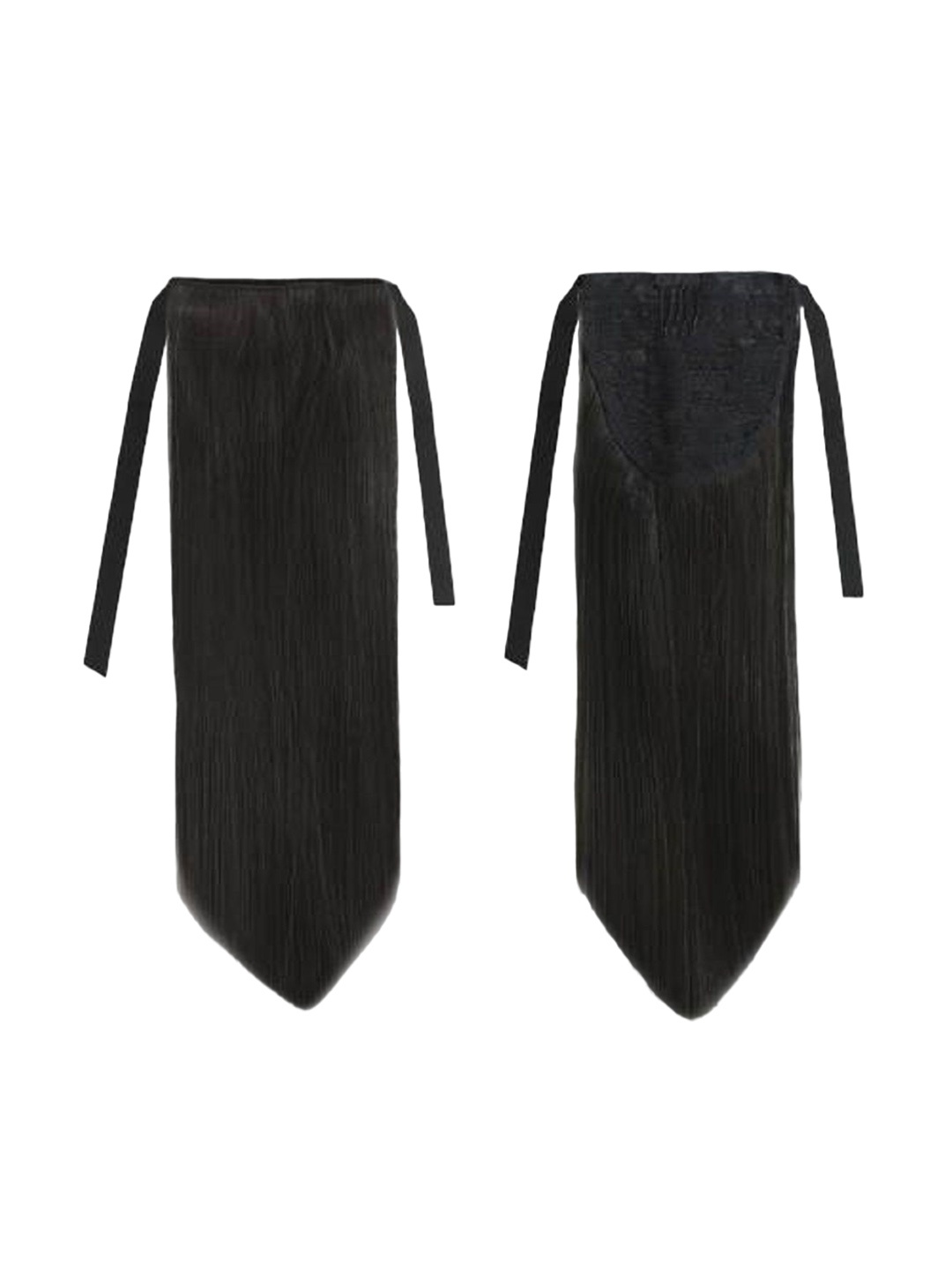 

ABRISH Tape In Ponytail Straight Hair Extension- Black - 24 Inch